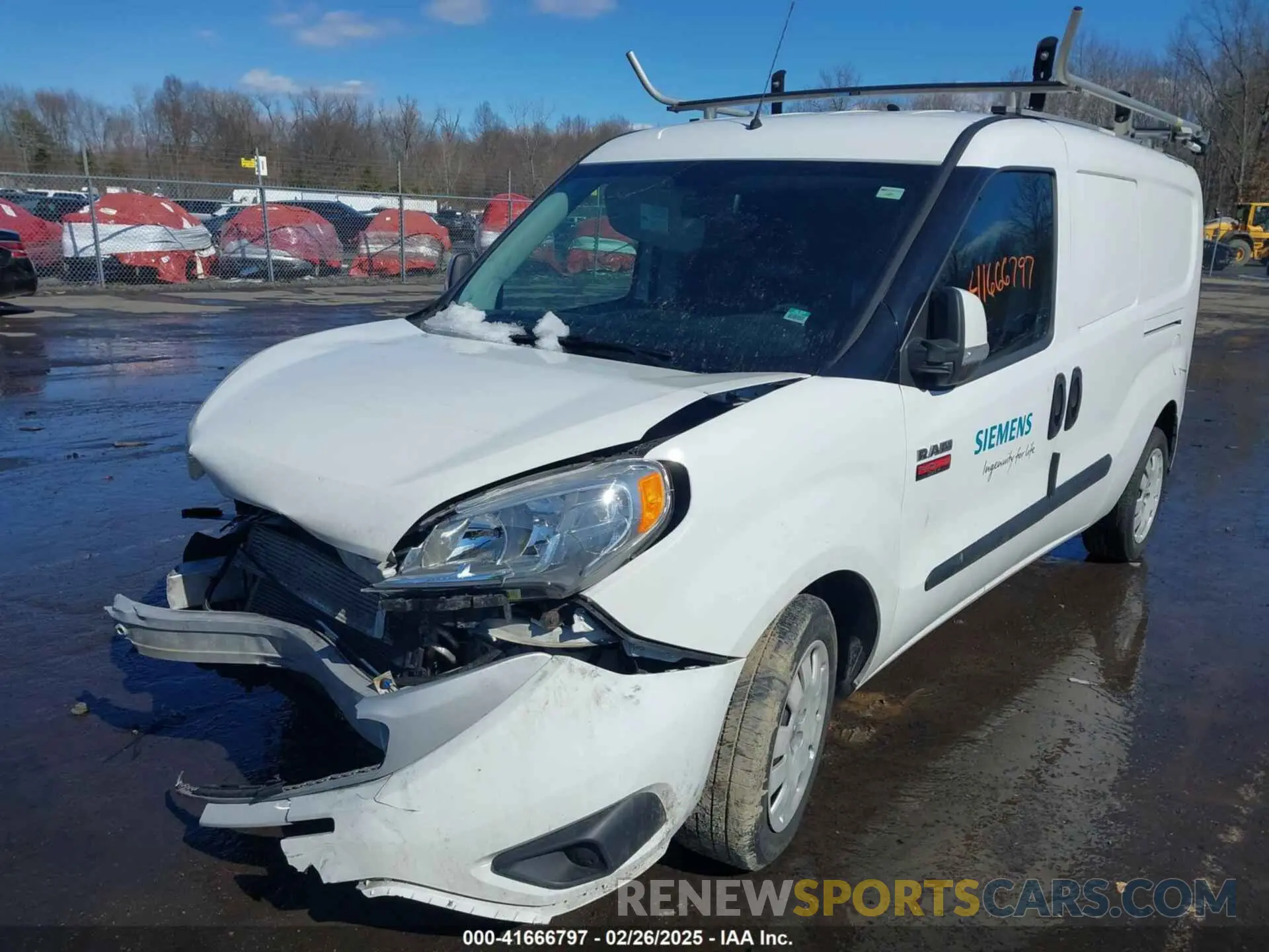 2 fotografías del automóvil dañado ZFBHRFBB2K6N02084 RAM PROMASTER CITY 2019