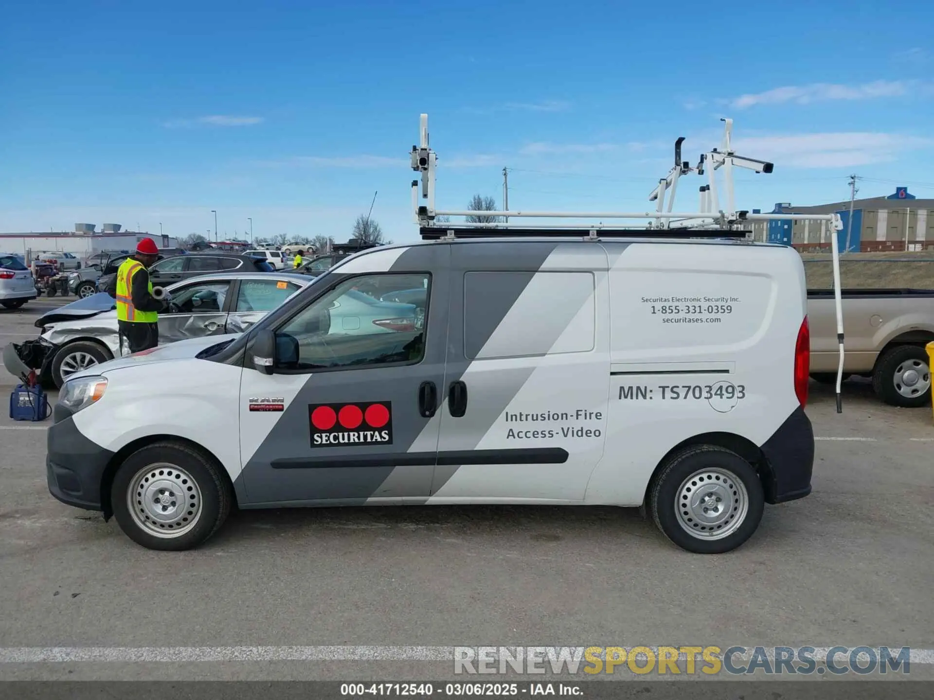 14 fotografías del automóvil dañado ZFBHRFAB1L6P55139 RAM PROMASTER CITY 2020