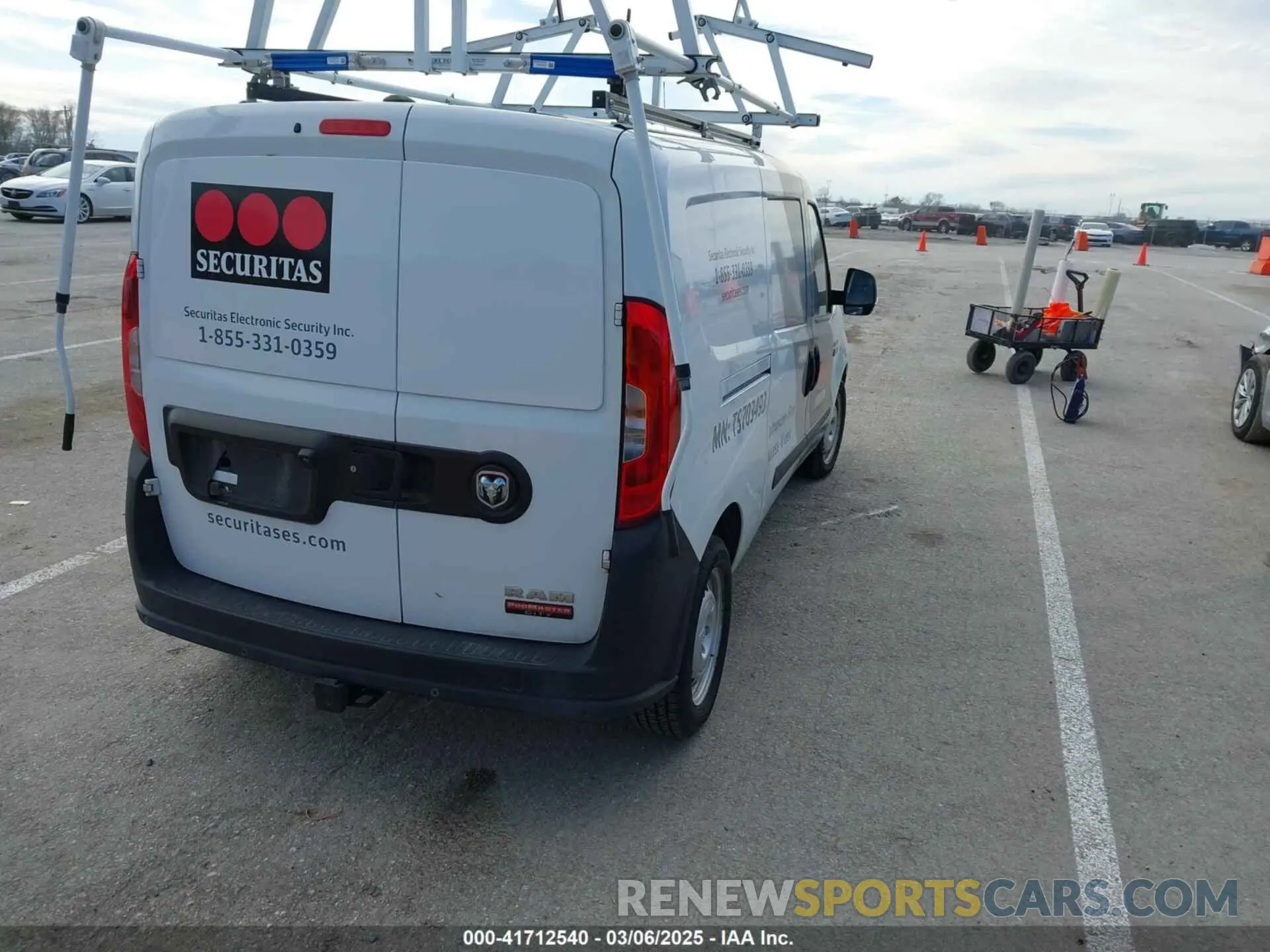4 fotografías del automóvil dañado ZFBHRFAB1L6P55139 RAM PROMASTER CITY 2020