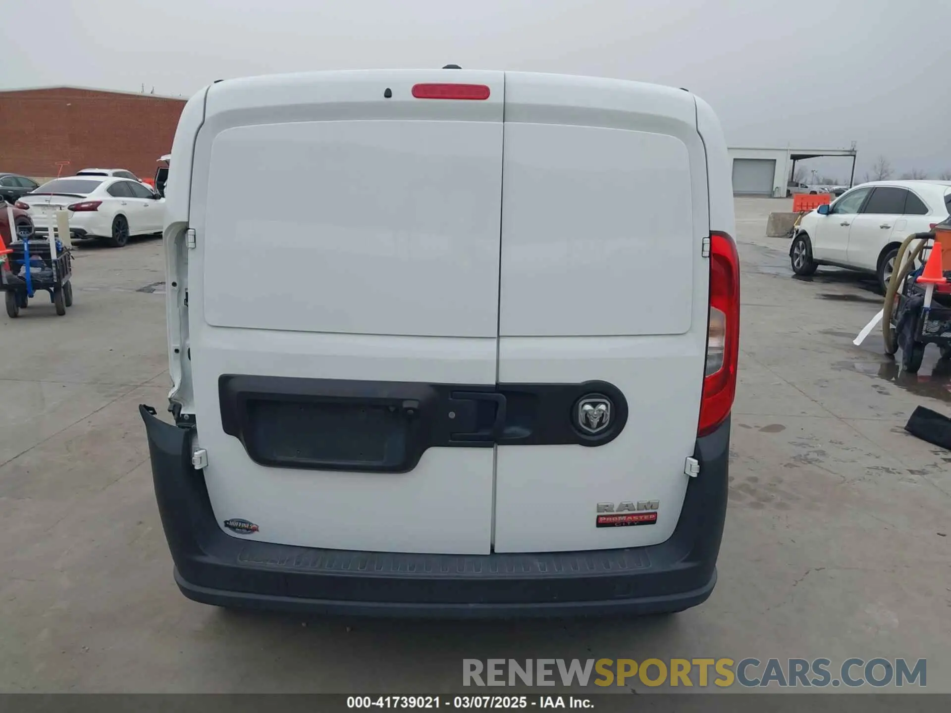 17 fotografías del automóvil dañado ZFBHRFAB2L6P38513 RAM PROMASTER CITY 2020