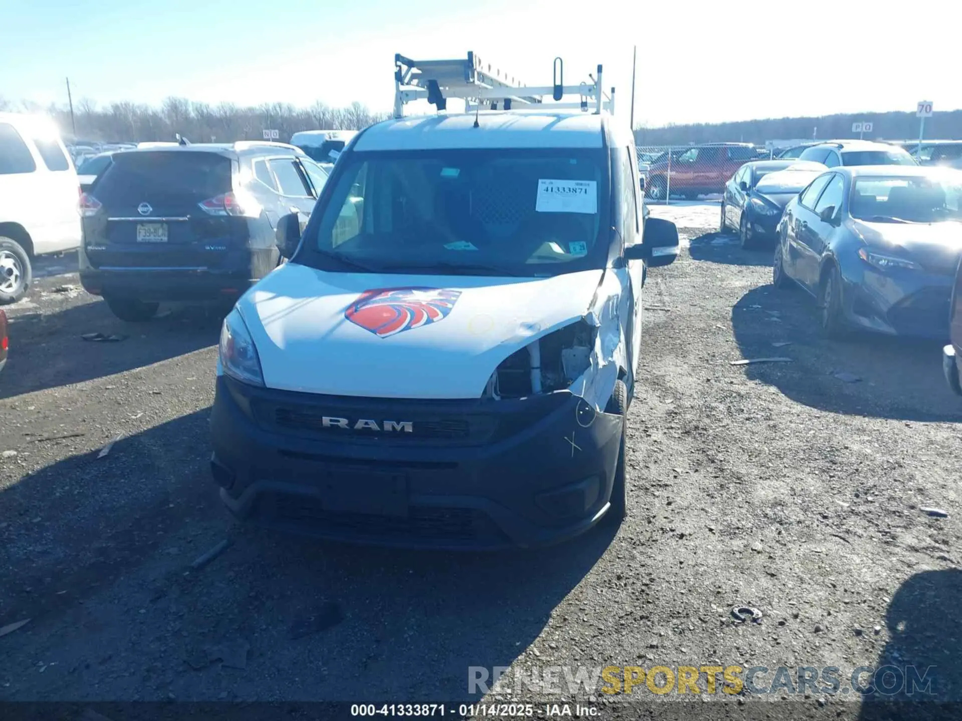 12 fotografías del automóvil dañado ZFBHRFAB4L6P36763 RAM PROMASTER CITY 2020