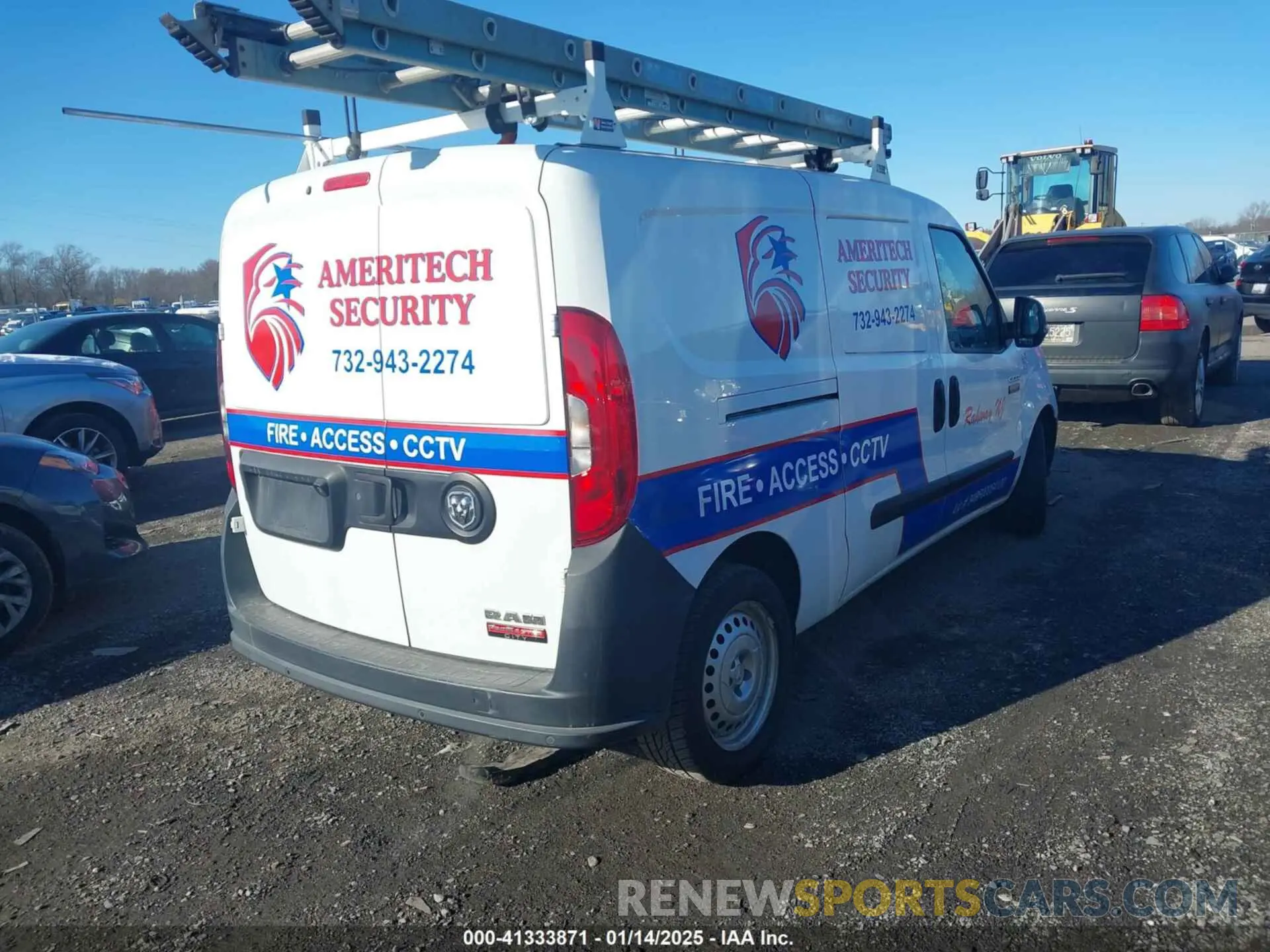 4 fotografías del automóvil dañado ZFBHRFAB4L6P36763 RAM PROMASTER CITY 2020