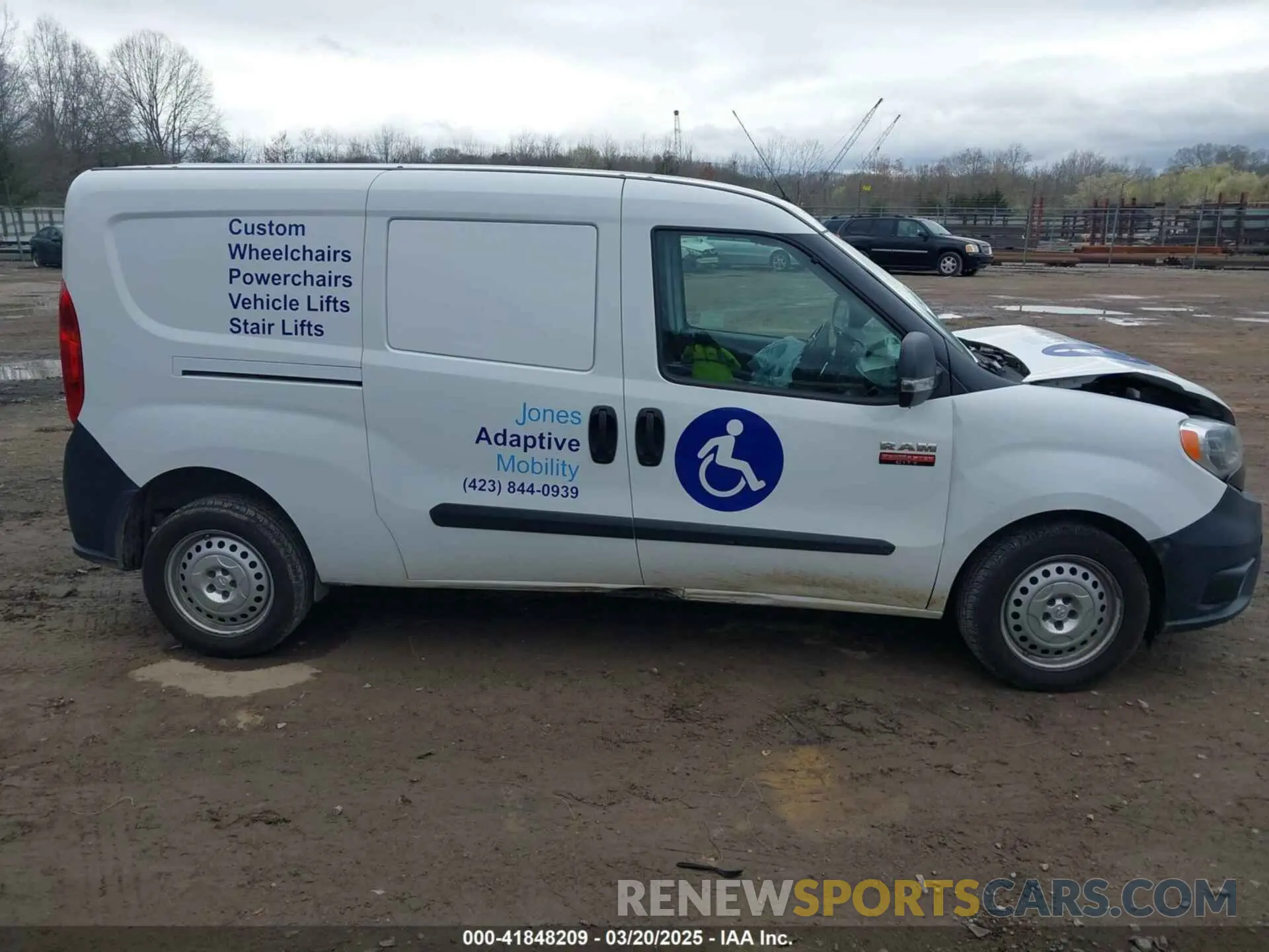 13 fotografías del automóvil dañado ZFBHRFAB6L6S17343 RAM PROMASTER CITY 2020