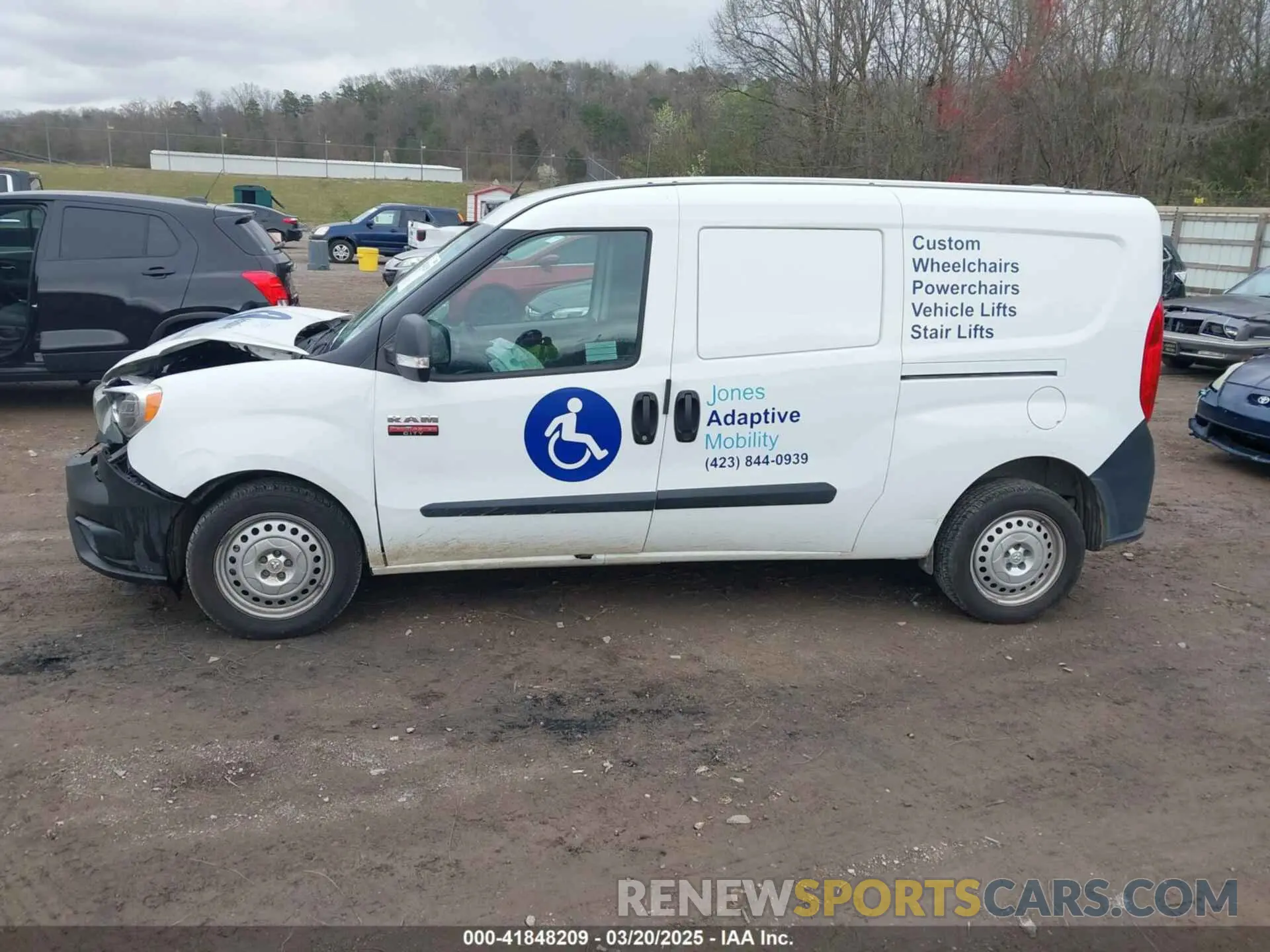 14 fotografías del automóvil dañado ZFBHRFAB6L6S17343 RAM PROMASTER CITY 2020