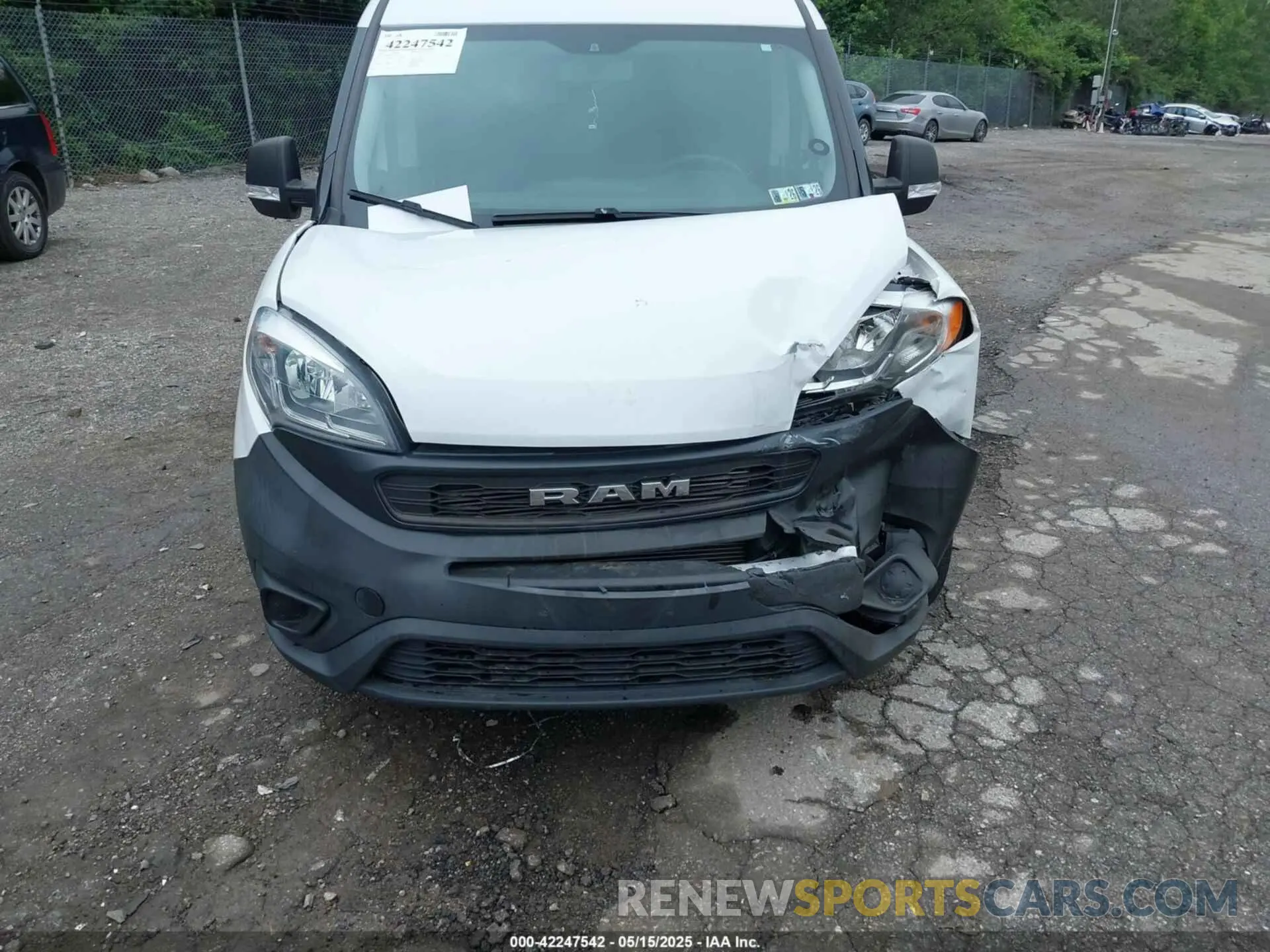 13 fotografías del automóvil dañado ZFBHRFAB7L6R53319 RAM PROMASTER CITY 2020