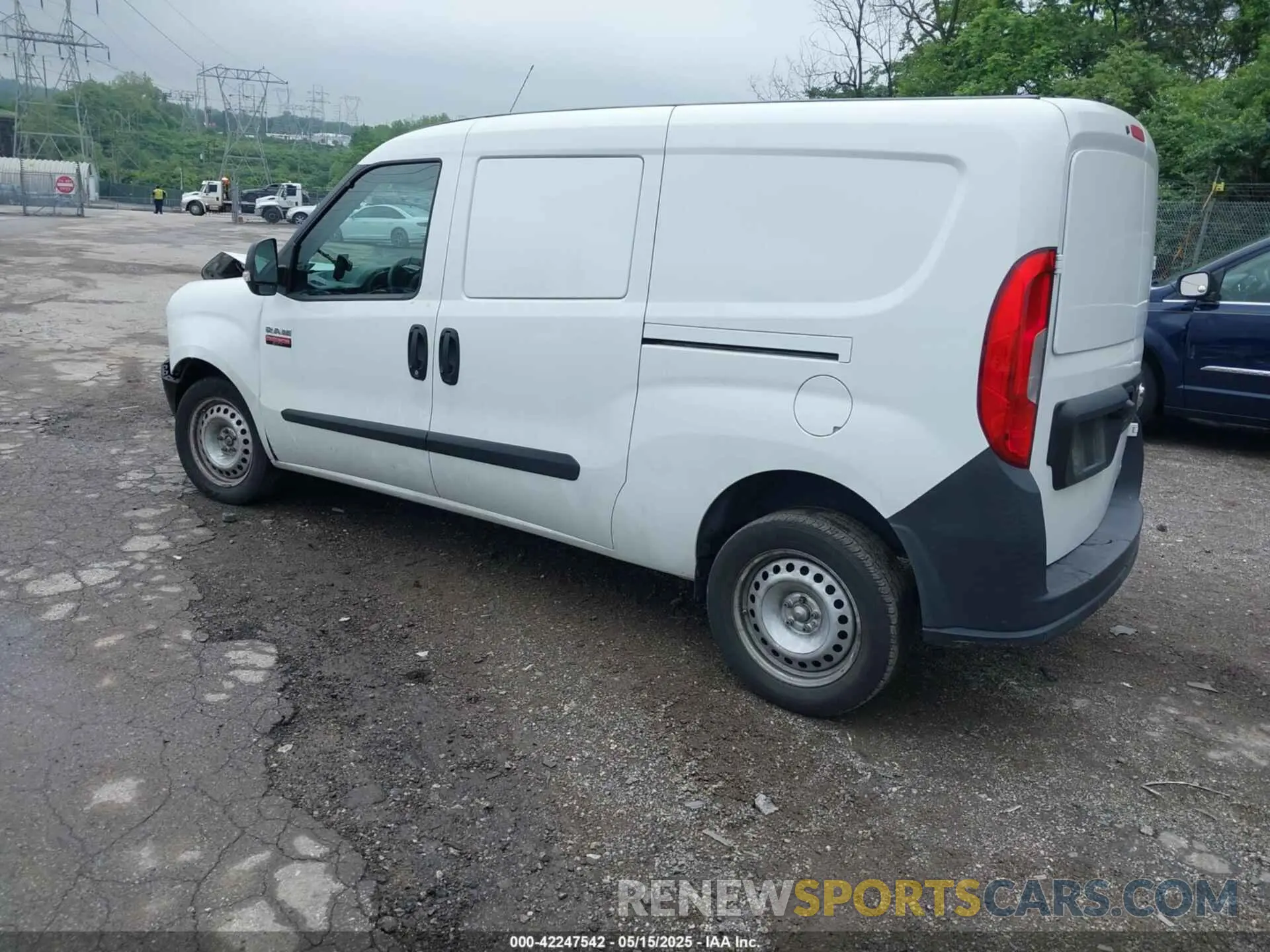 3 fotografías del automóvil dañado ZFBHRFAB7L6R53319 RAM PROMASTER CITY 2020