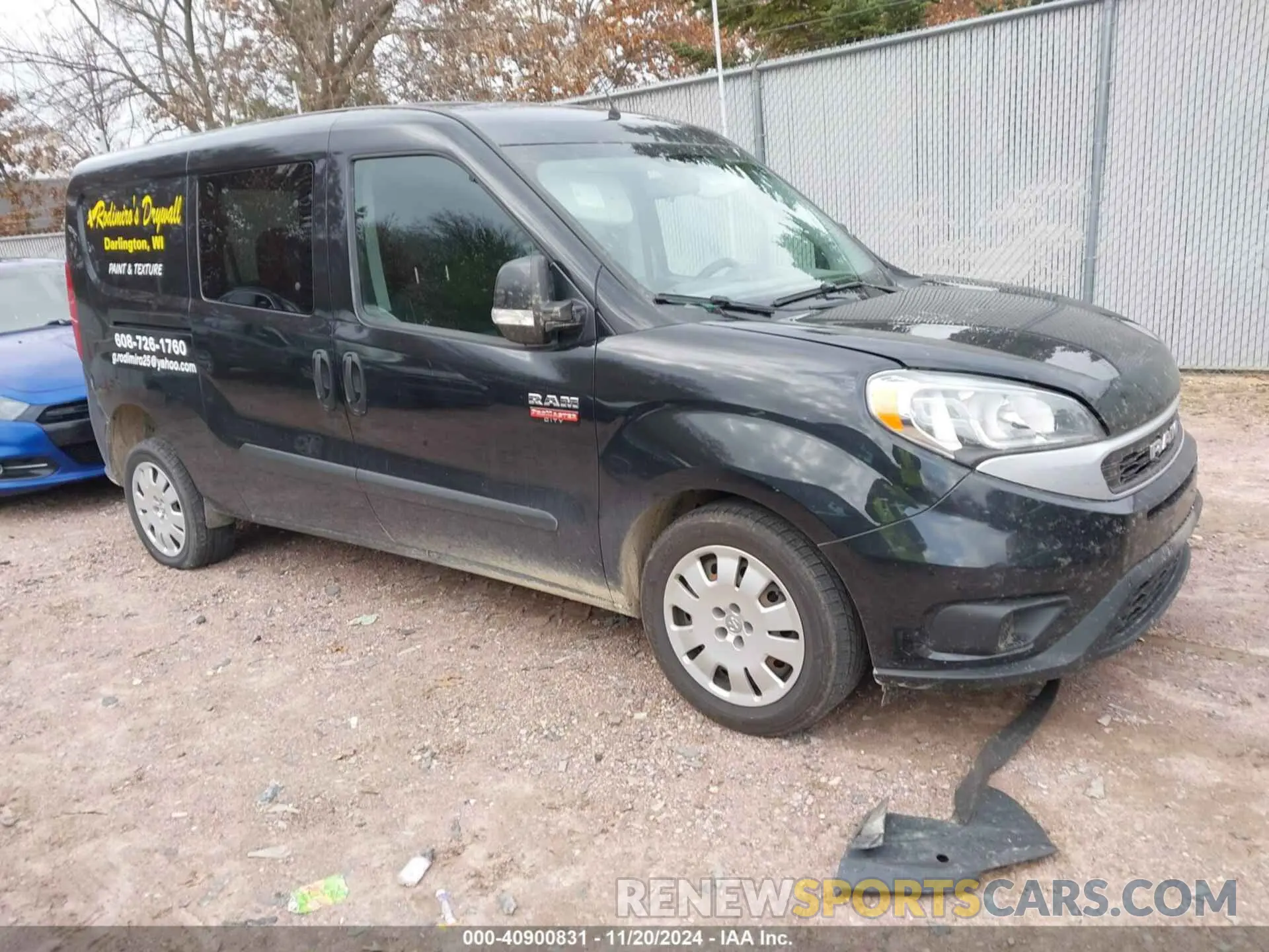 1 fotografías del automóvil dañado ZFBHRFBB0L6S21239 RAM PROMASTER CITY 2020