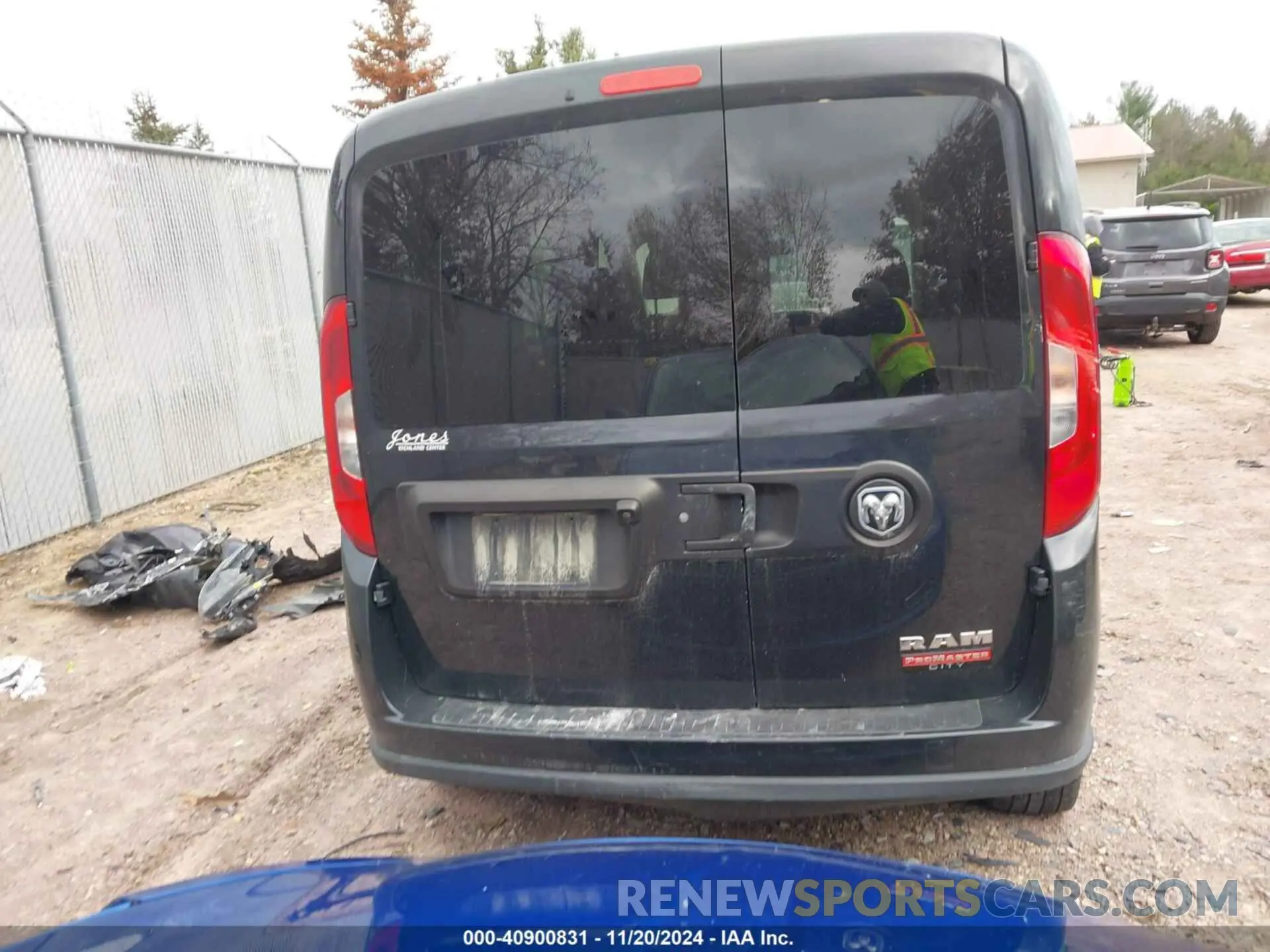 17 fotografías del automóvil dañado ZFBHRFBB0L6S21239 RAM PROMASTER CITY 2020