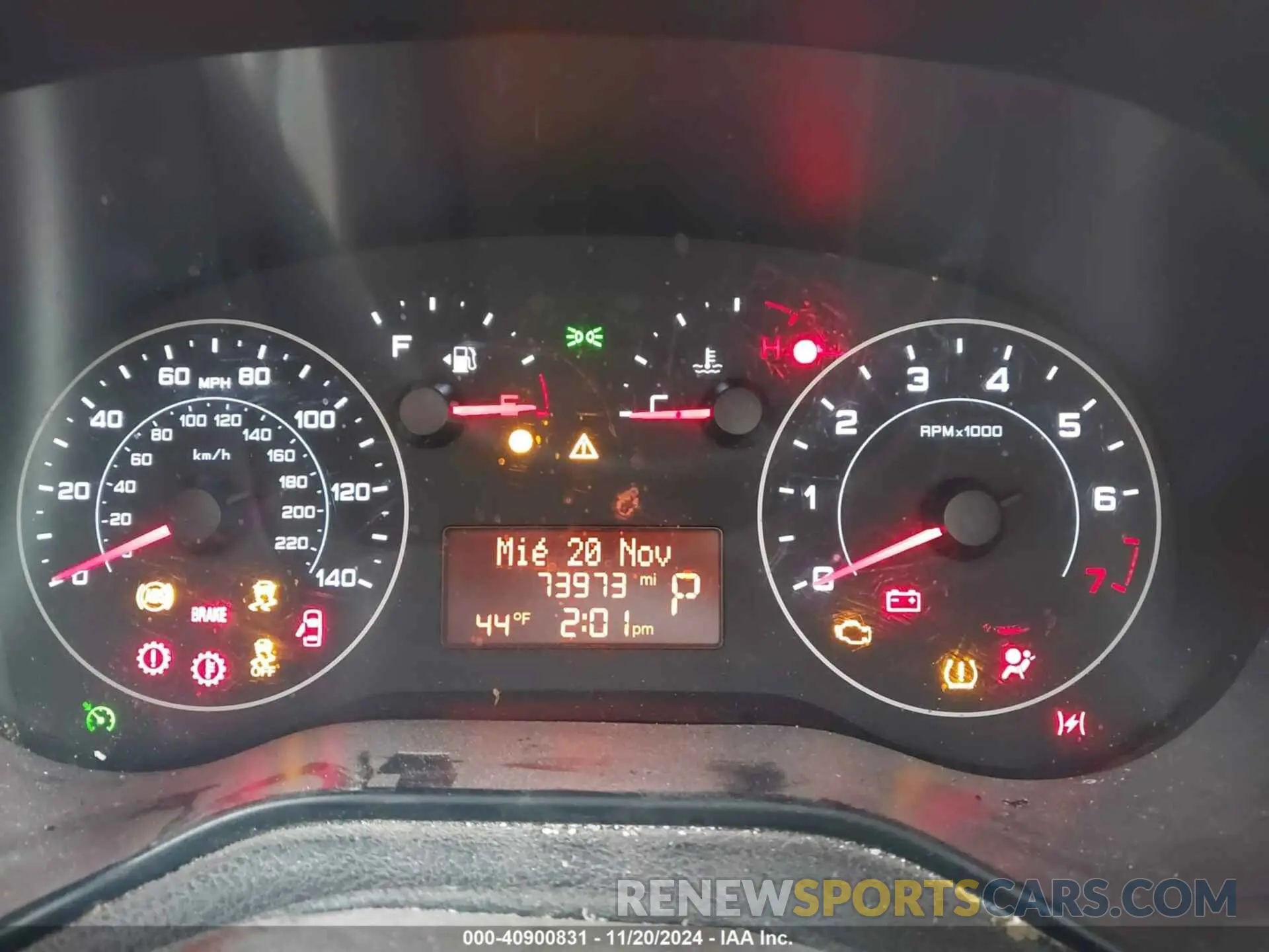 7 fotografías del automóvil dañado ZFBHRFBB0L6S21239 RAM PROMASTER CITY 2020