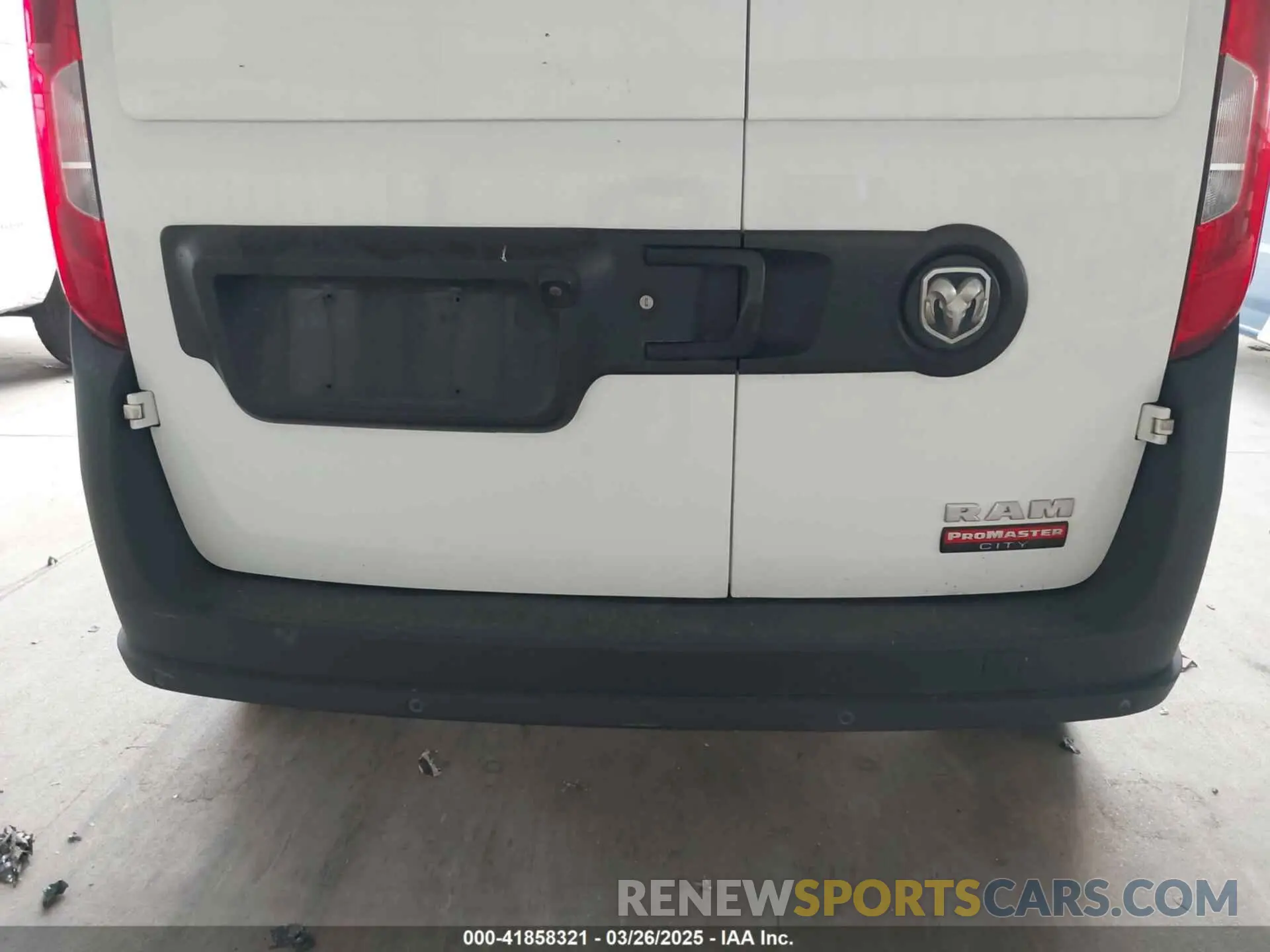 20 fotografías del automóvil dañado ZFBHRFAB0M6T91684 RAM PROMASTER CITY 2021
