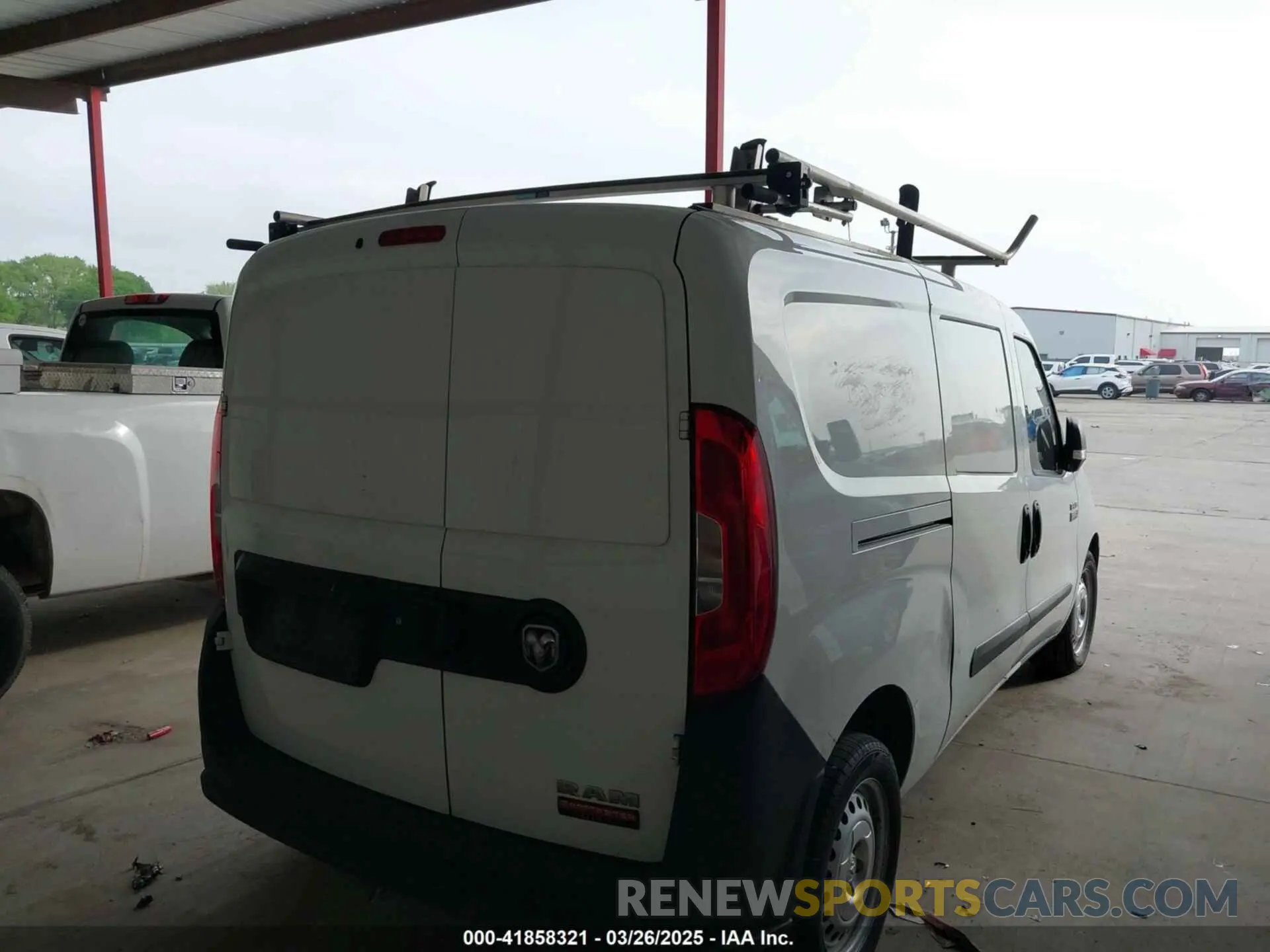 4 fotografías del automóvil dañado ZFBHRFAB0M6T91684 RAM PROMASTER CITY 2021