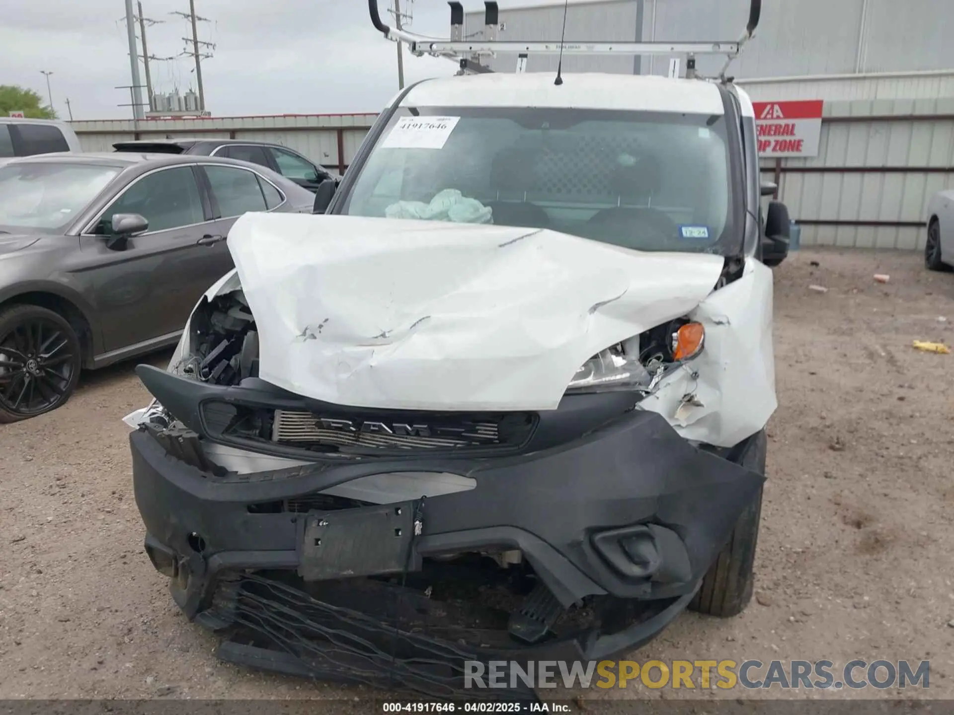 12 fotografías del automóvil dañado ZFBHRFAB0M6V28767 RAM PROMASTER CITY 2021
