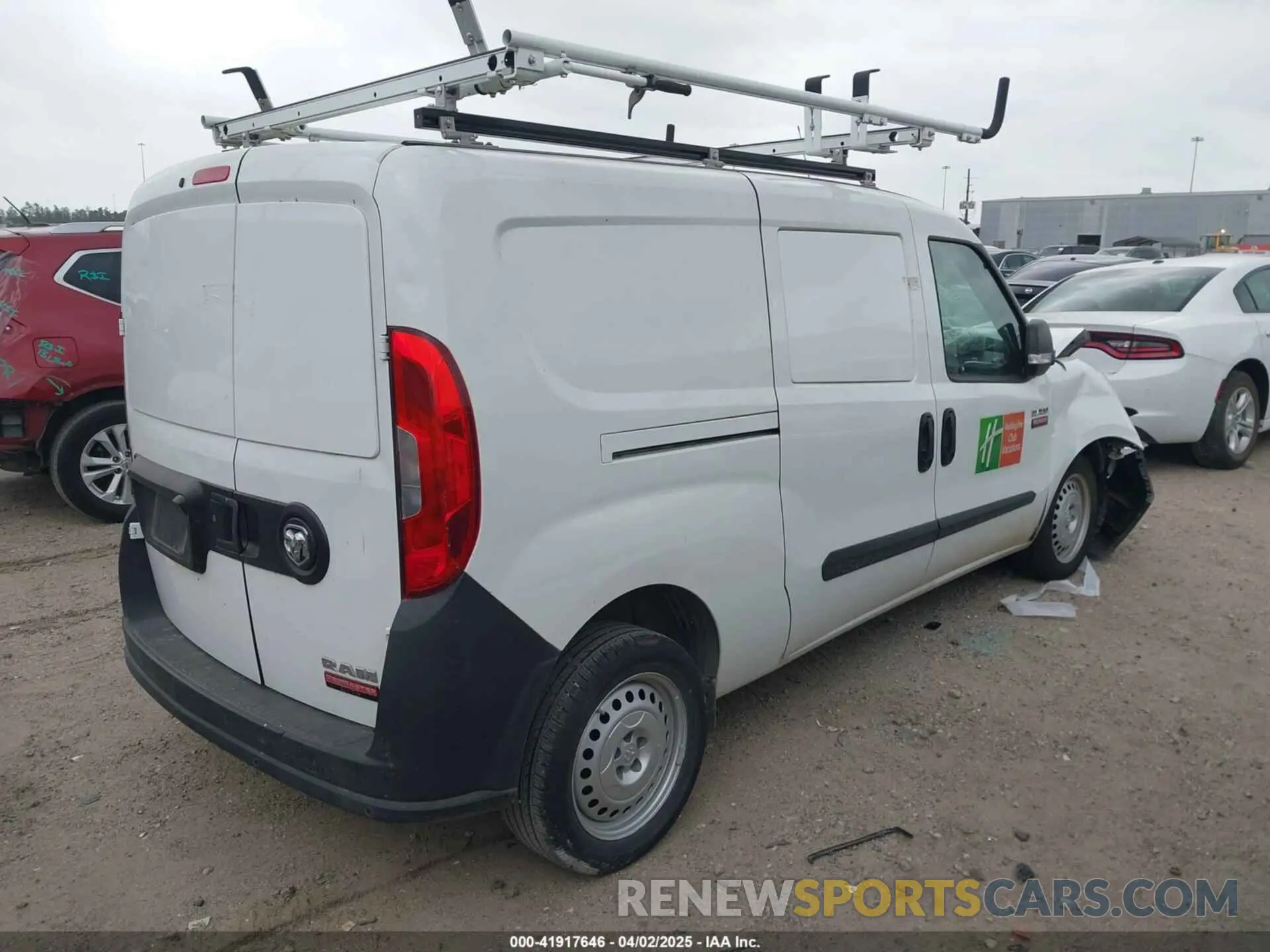 4 fotografías del automóvil dañado ZFBHRFAB0M6V28767 RAM PROMASTER CITY 2021