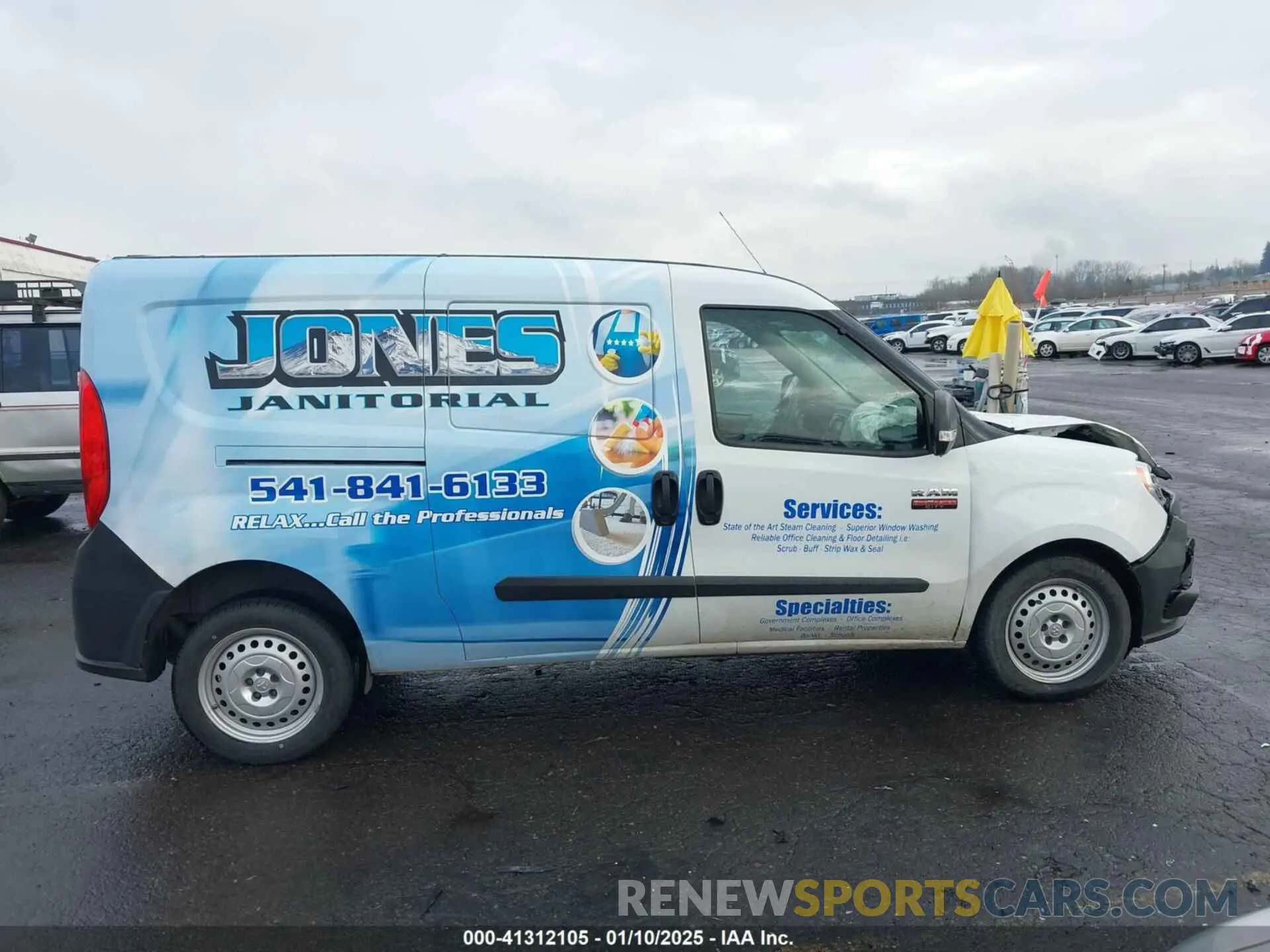 13 fotografías del automóvil dañado ZFBHRFAB2M6T43801 RAM PROMASTER CITY 2021