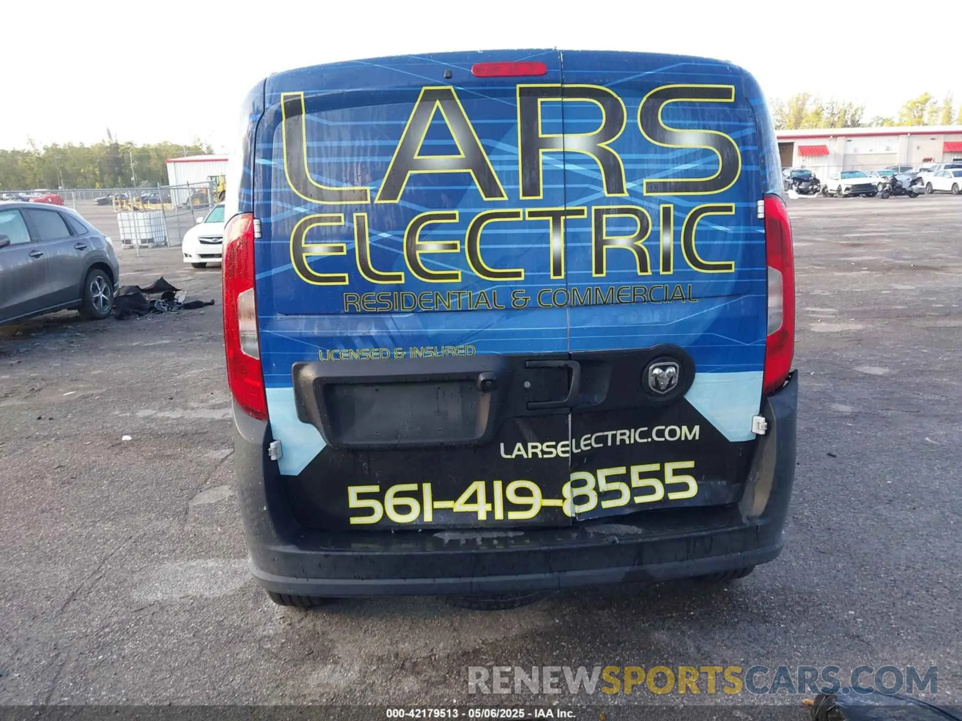 6 fotografías del automóvil dañado ZFBHRFAB8M6T15288 RAM PROMASTER CITY 2021