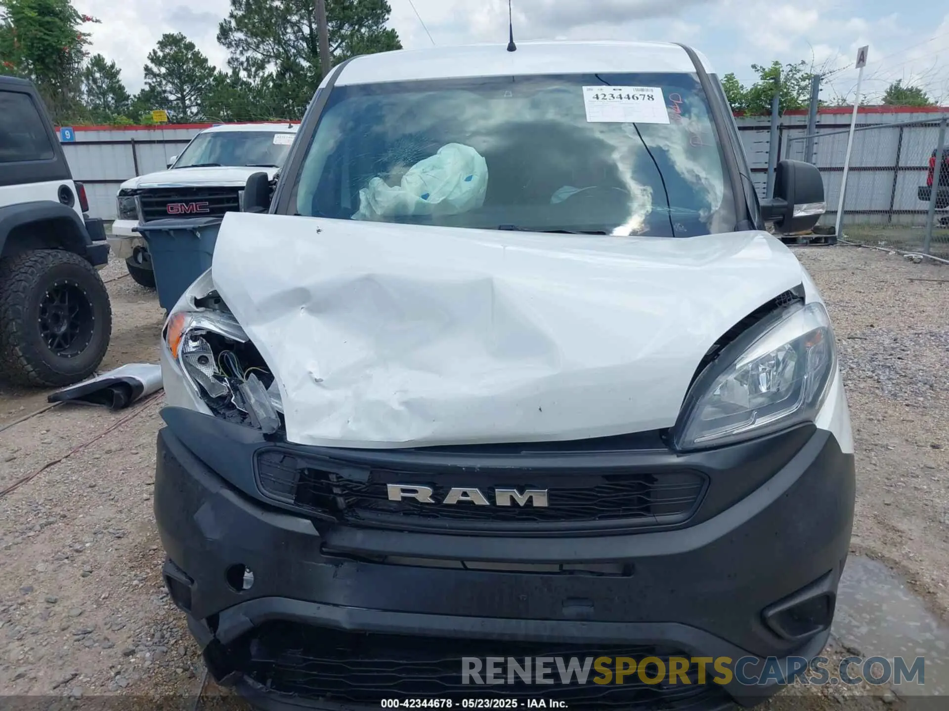 12 fotografías del automóvil dañado ZFBHRFABXM6U80386 RAM PROMASTER CITY 2021