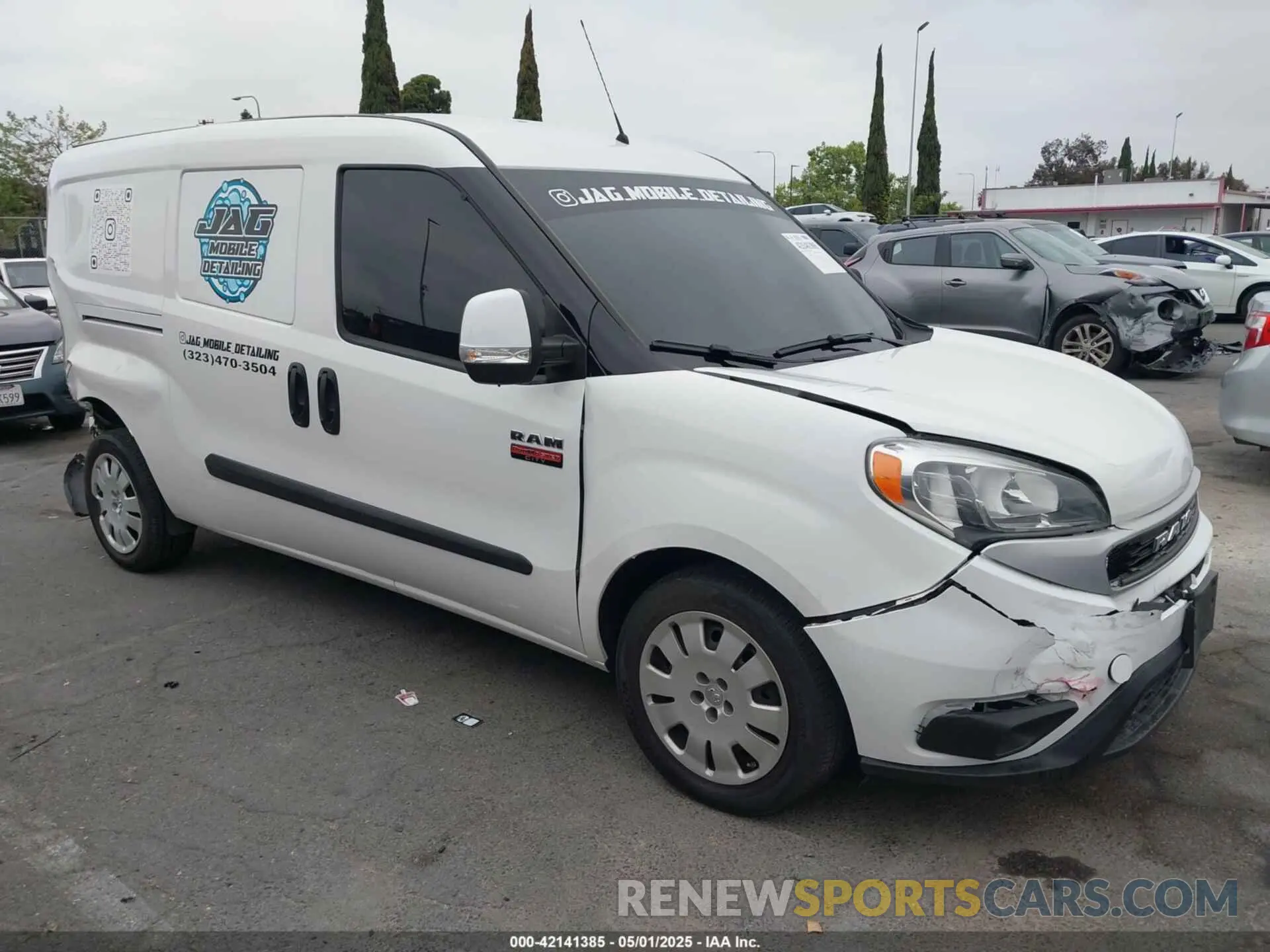 1 fotografías del automóvil dañado ZFBHRFBB0M6T89478 RAM PROMASTER CITY 2021
