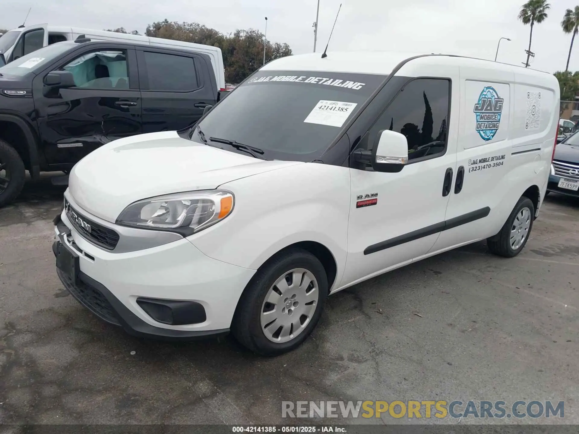 2 fotografías del automóvil dañado ZFBHRFBB0M6T89478 RAM PROMASTER CITY 2021