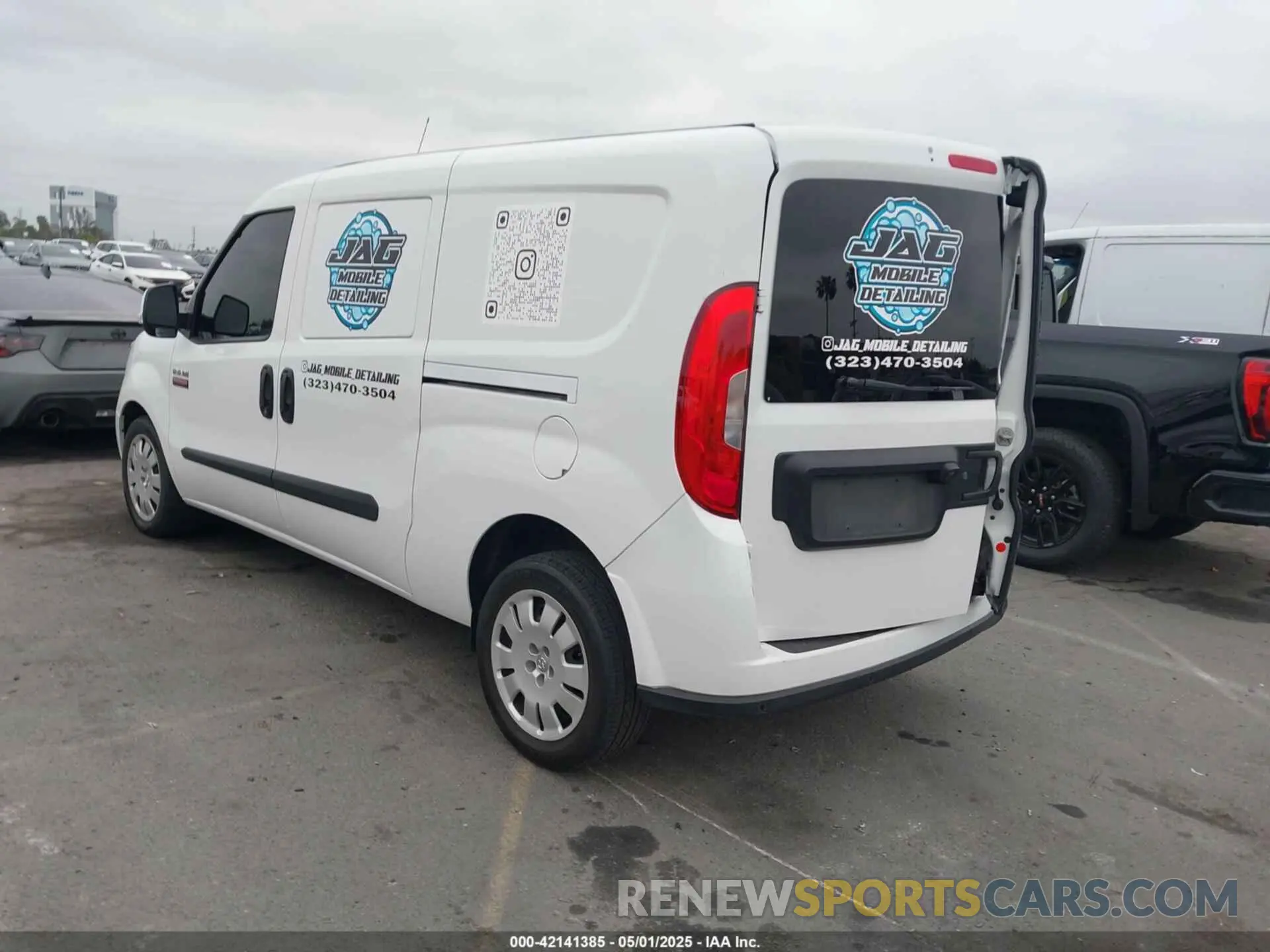 3 fotografías del automóvil dañado ZFBHRFBB0M6T89478 RAM PROMASTER CITY 2021