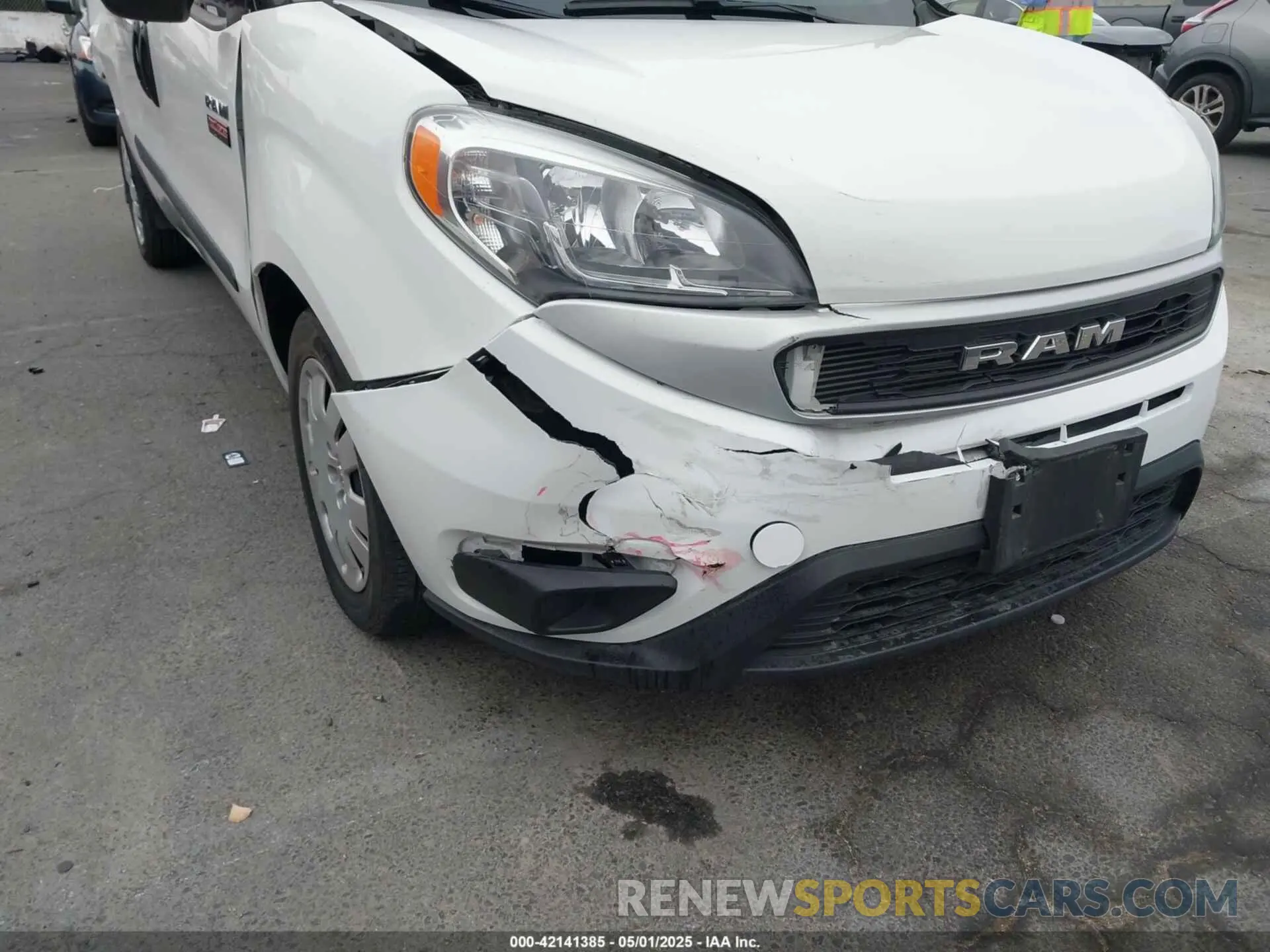 6 fotografías del automóvil dañado ZFBHRFBB0M6T89478 RAM PROMASTER CITY 2021
