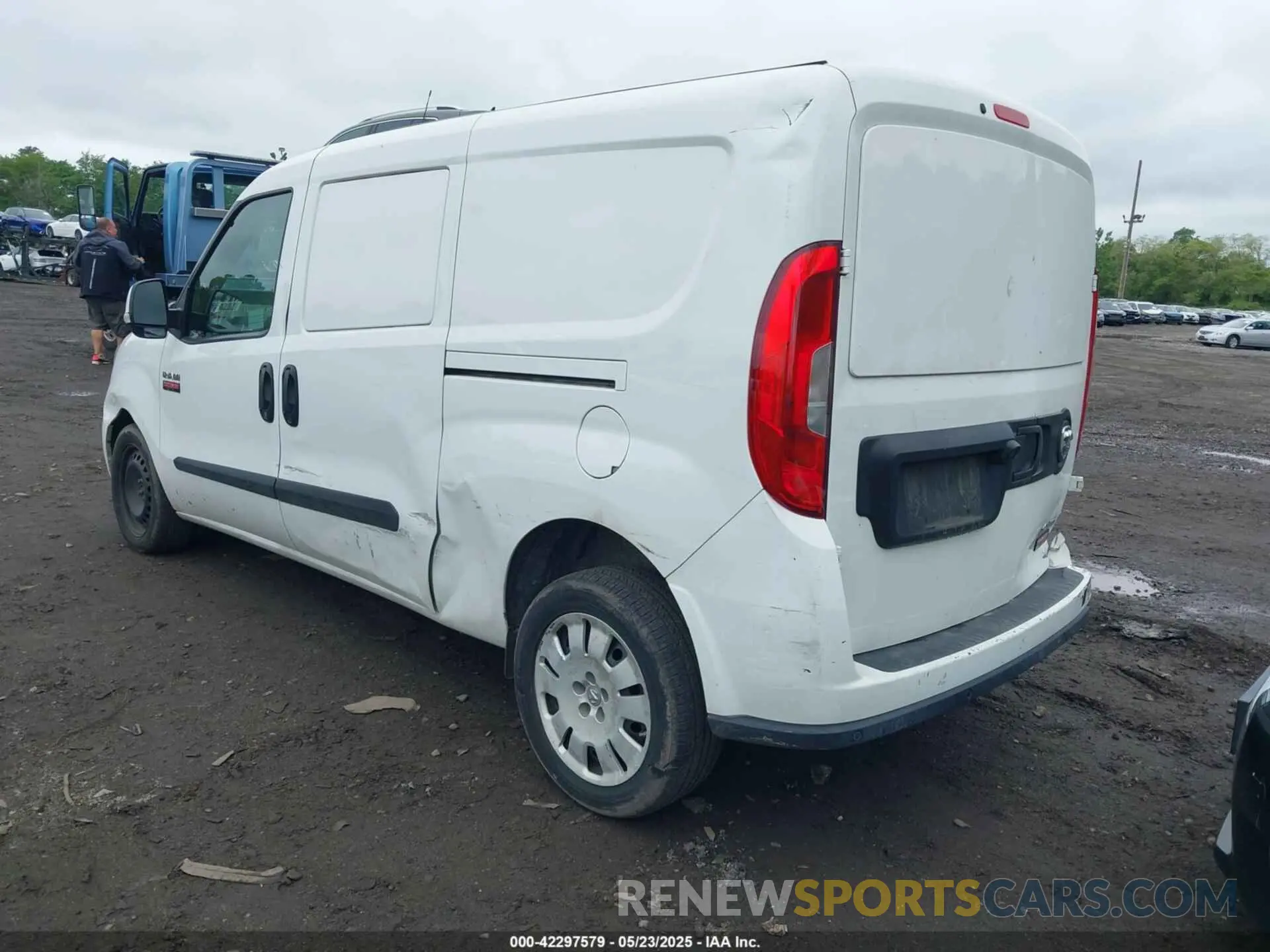 3 fotografías del automóvil dañado ZFBHRFBB6M6V75137 RAM PROMASTER CITY 2021