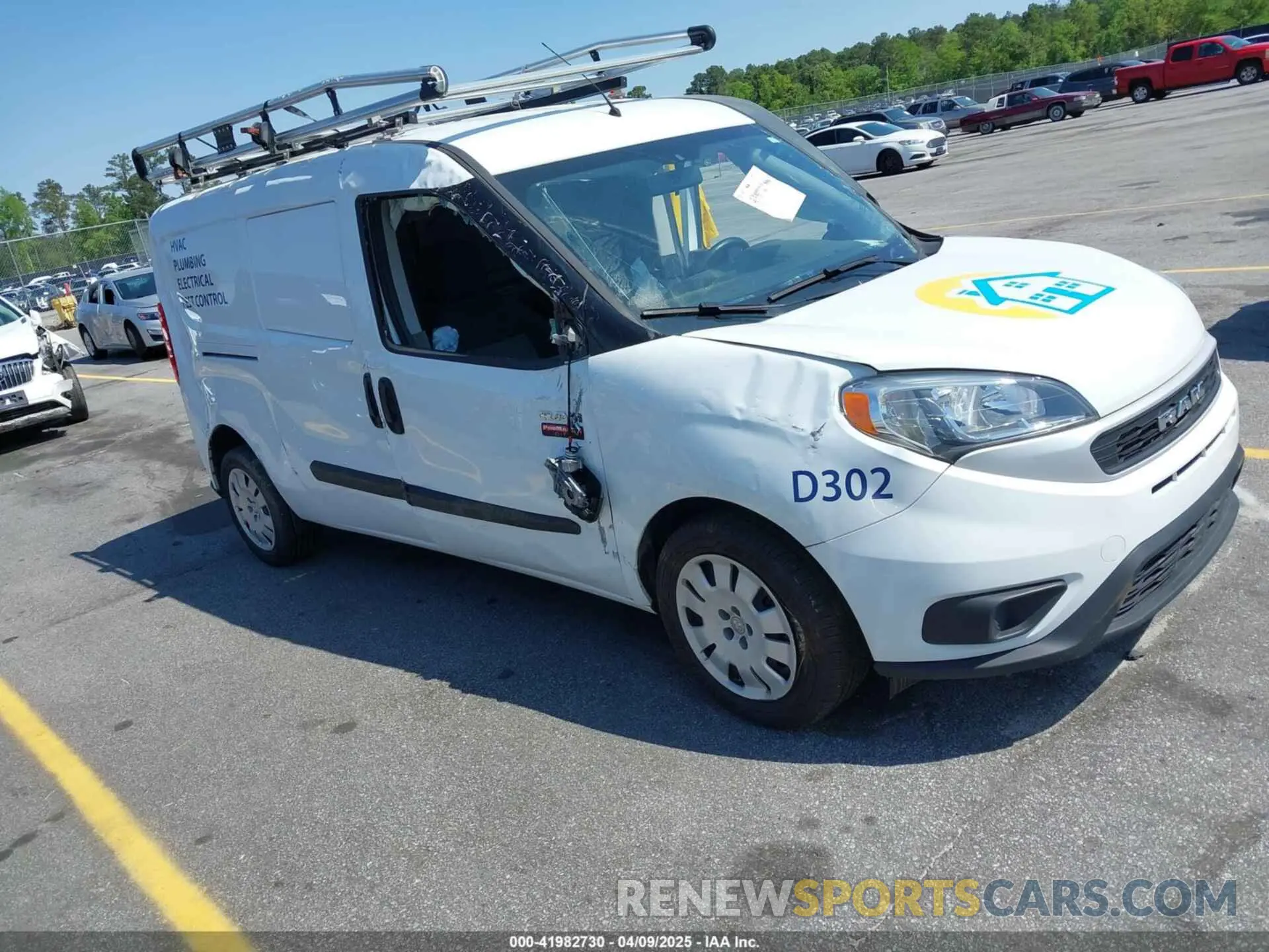 1 fotografías del automóvil dañado ZFBHRFBB7M6V40736 RAM PROMASTER CITY 2021