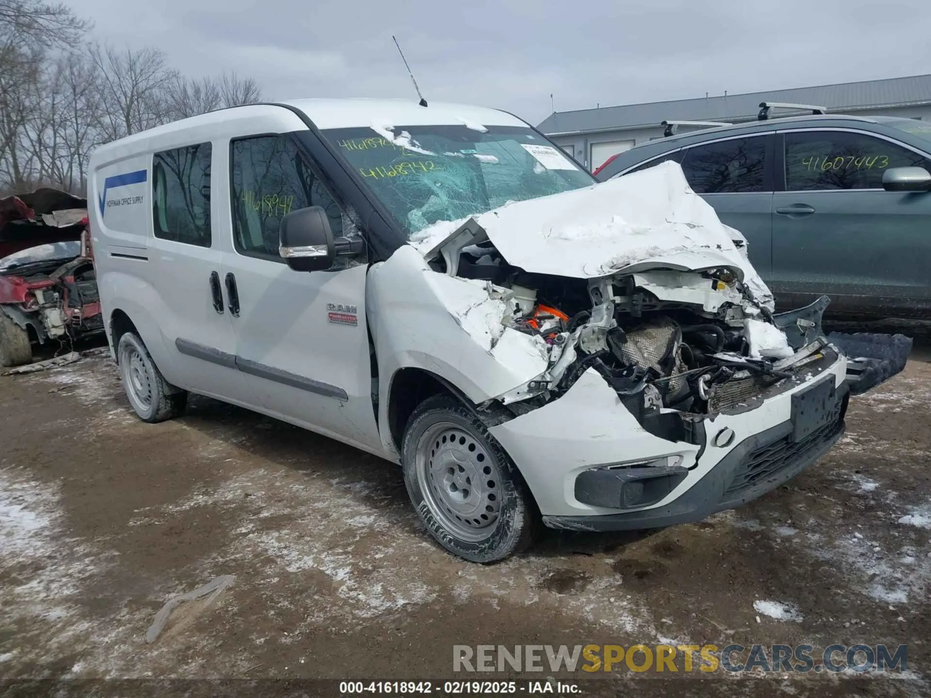 1 fotografías del automóvil dañado ZFBHRFAB2N6X58389 RAM PROMASTER CITY 2022