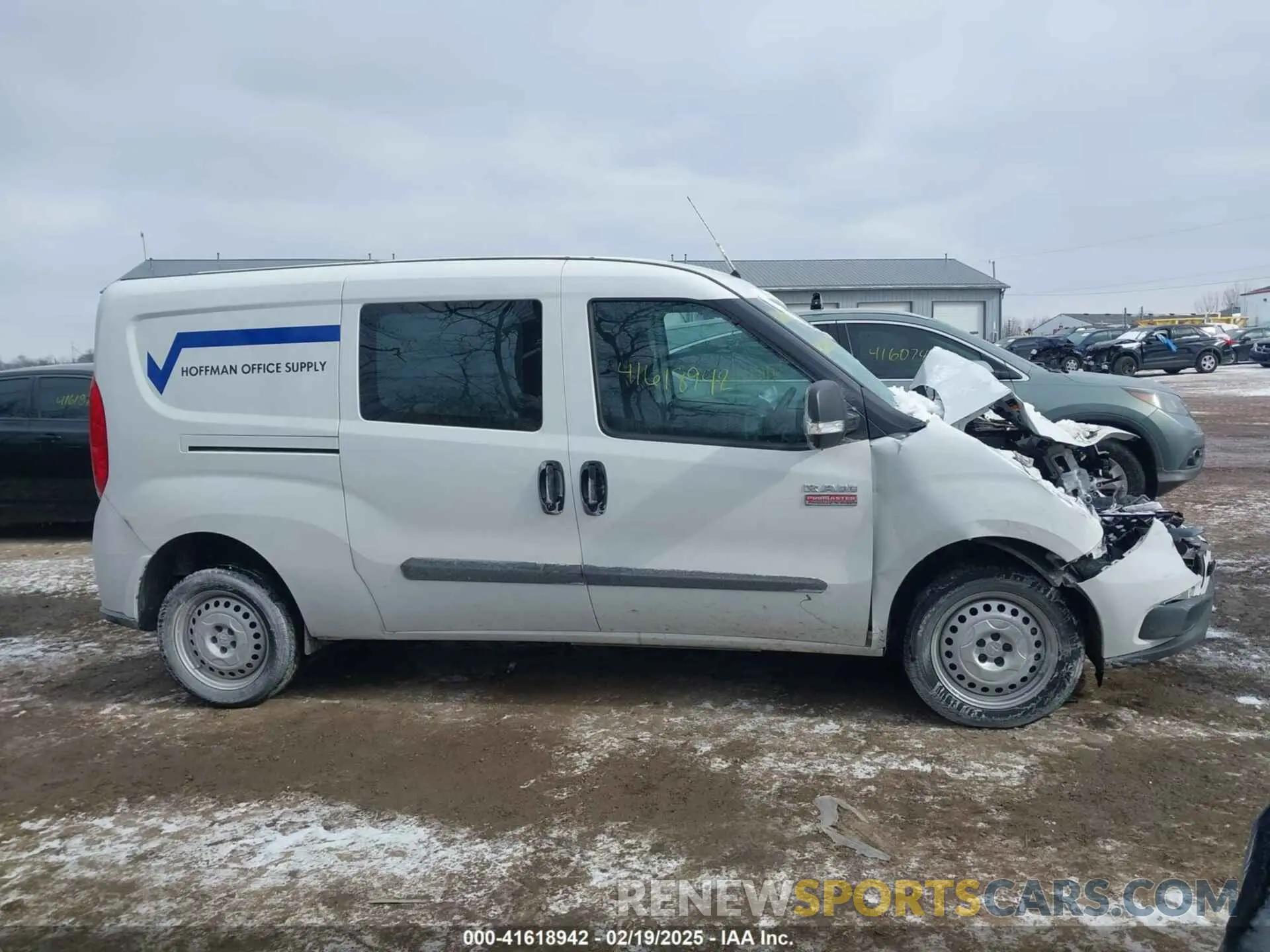 13 fotografías del automóvil dañado ZFBHRFAB2N6X58389 RAM PROMASTER CITY 2022