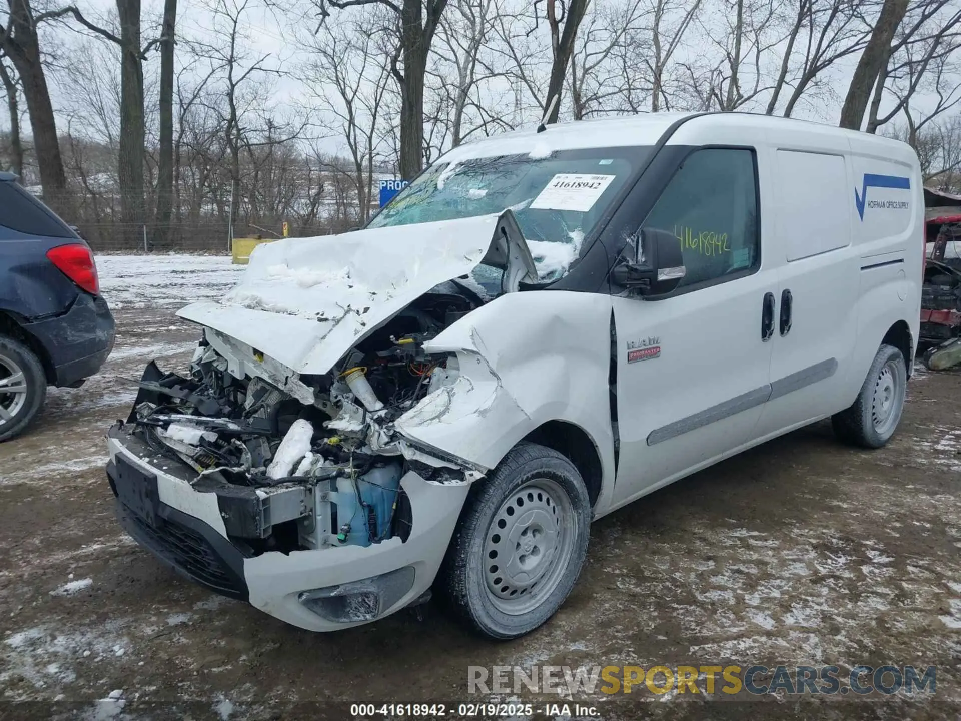 6 fotografías del automóvil dañado ZFBHRFAB2N6X58389 RAM PROMASTER CITY 2022