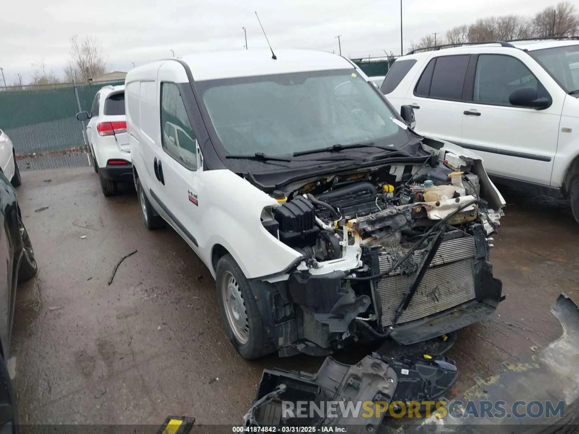 1 fotografías del automóvil dañado ZFBHRFAB2N6Y57410 RAM PROMASTER CITY 2022