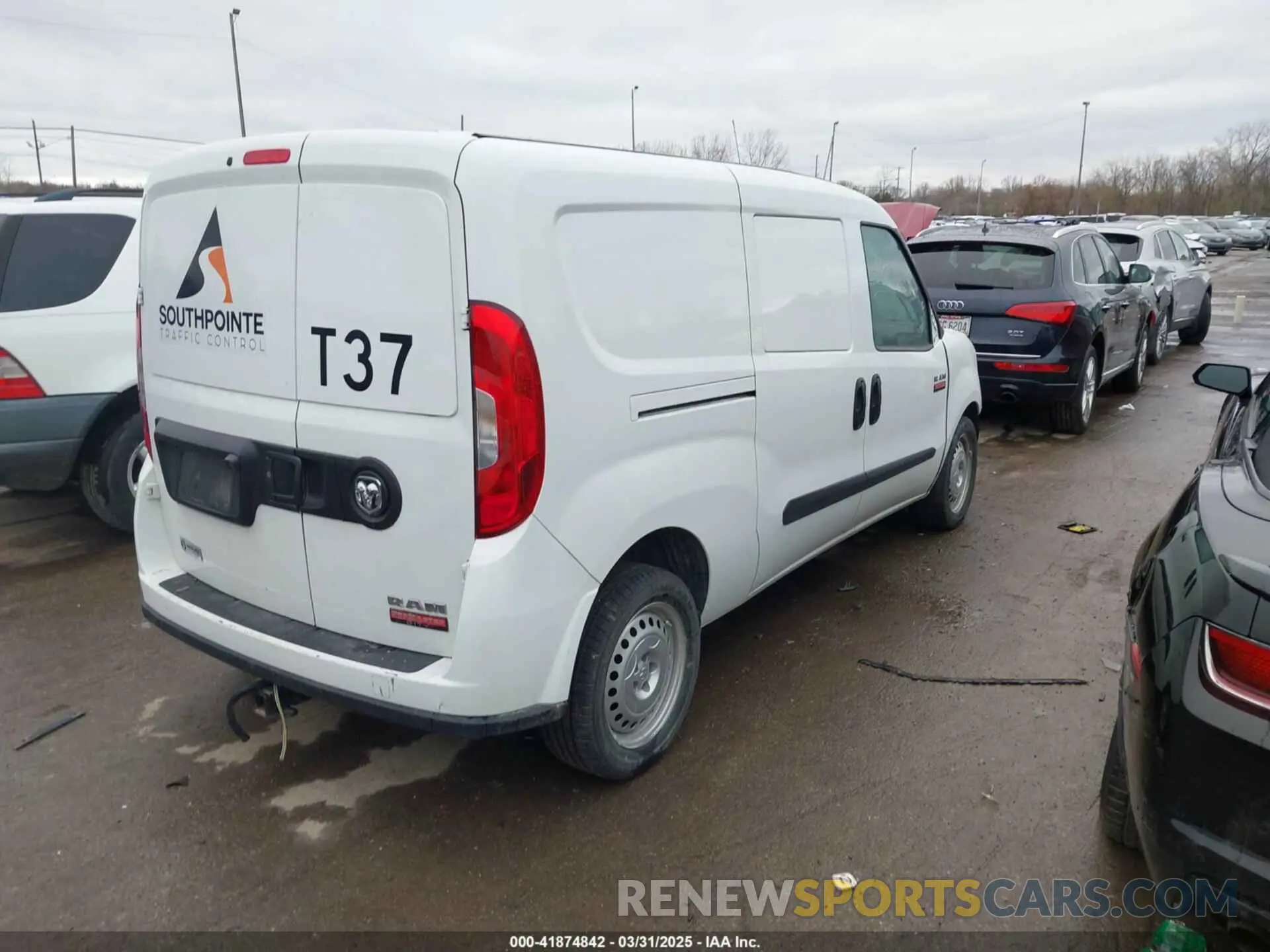 4 fotografías del automóvil dañado ZFBHRFAB2N6Y57410 RAM PROMASTER CITY 2022
