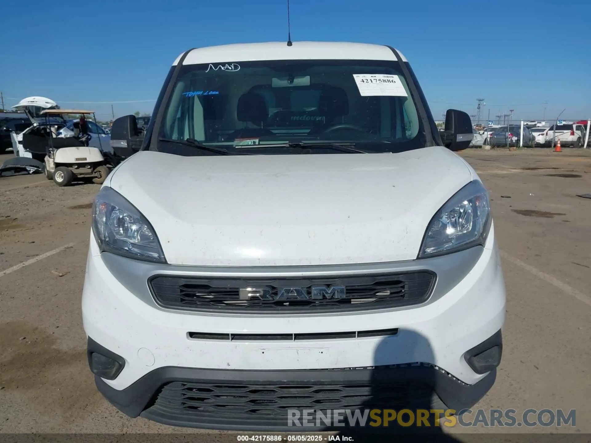 12 fotografías del automóvil dañado ZFBHRFAB3N6W35491 RAM PROMASTER CITY 2022