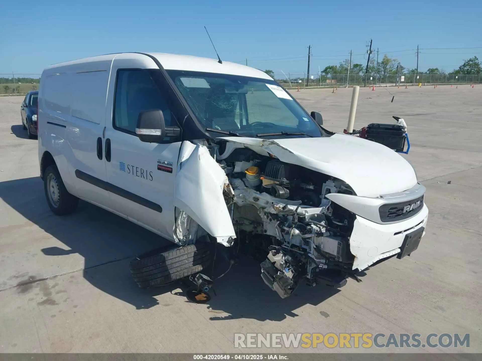 1 fotografías del automóvil dañado ZFBHRFAB4N6X28889 RAM PROMASTER CITY 2022