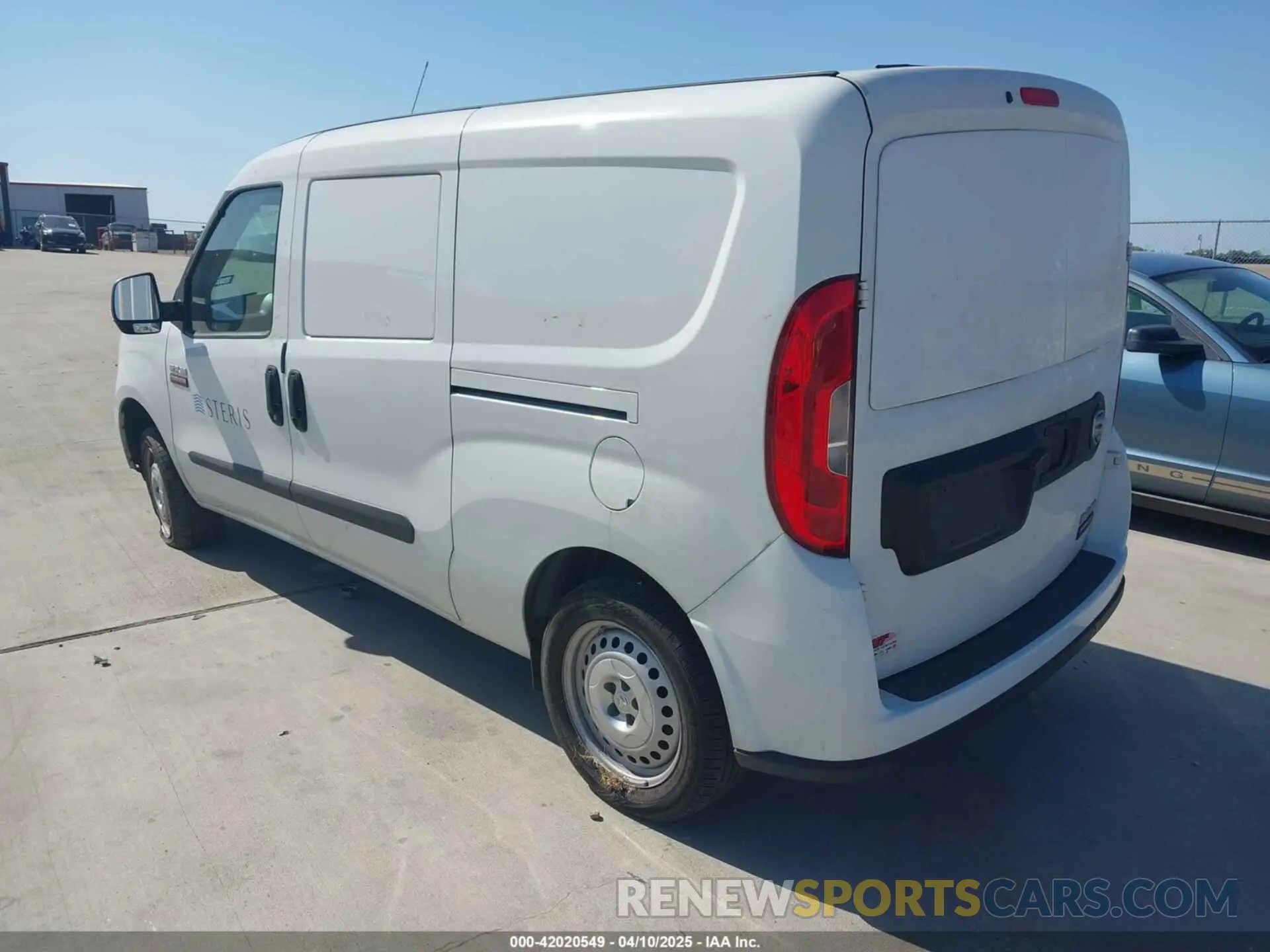 3 fotografías del automóvil dañado ZFBHRFAB4N6X28889 RAM PROMASTER CITY 2022