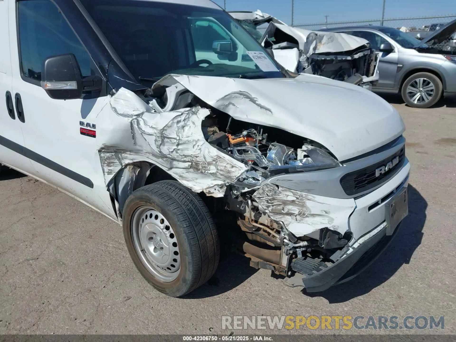 6 fotografías del automóvil dañado ZFBHRFAB7N6Y29442 RAM PROMASTER CITY 2022