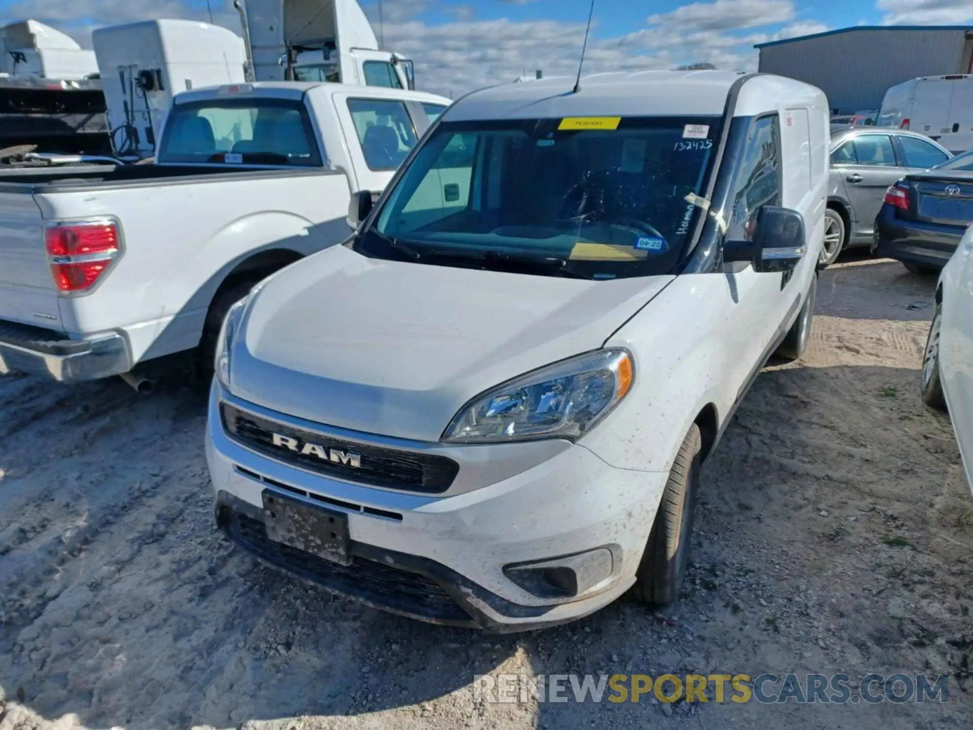8 fotografías del automóvil dañado ZFBHRFAB7N6Y37492 RAM PROMASTER CITY 2022