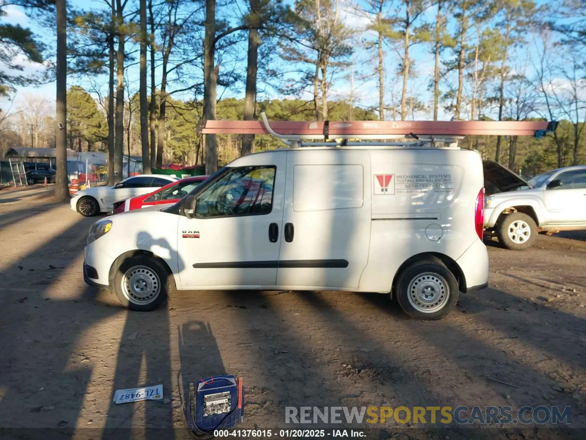 14 fotografías del automóvil dañado ZFBHRFAB8N6W24485 RAM PROMASTER CITY 2022