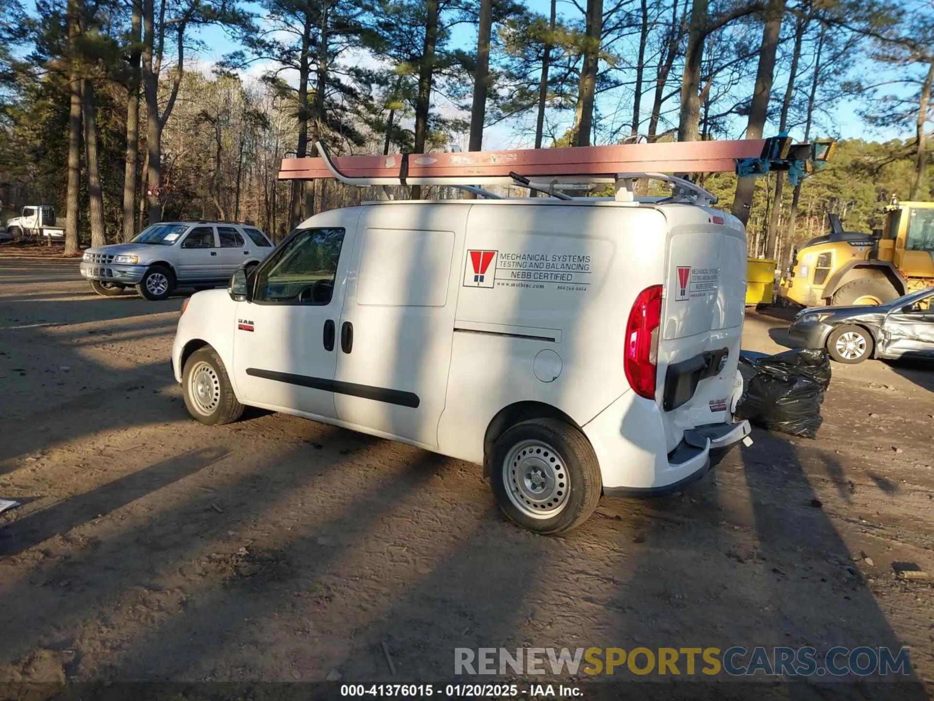 3 fotografías del automóvil dañado ZFBHRFAB8N6W24485 RAM PROMASTER CITY 2022
