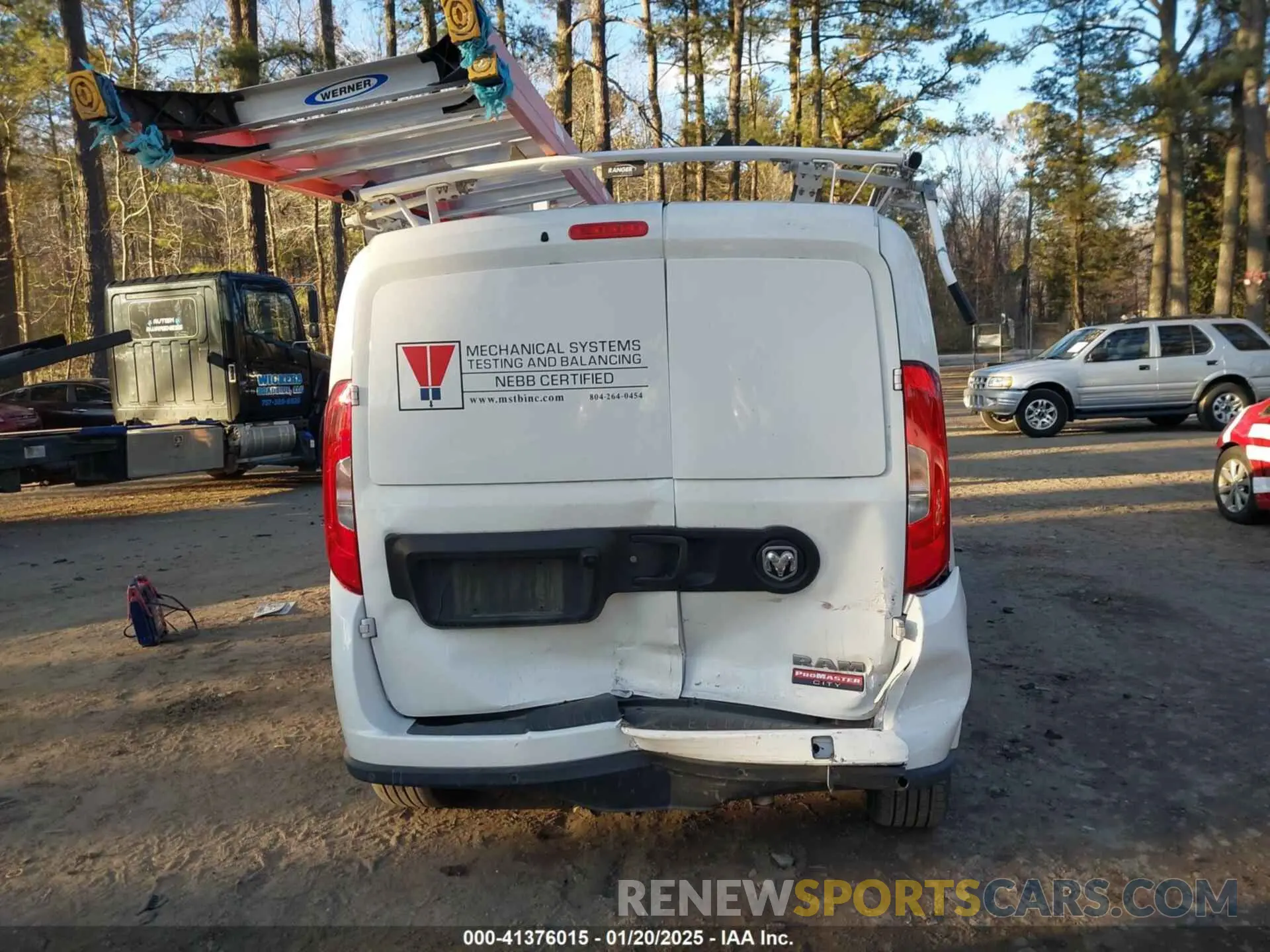 6 fotografías del automóvil dañado ZFBHRFAB8N6W24485 RAM PROMASTER CITY 2022
