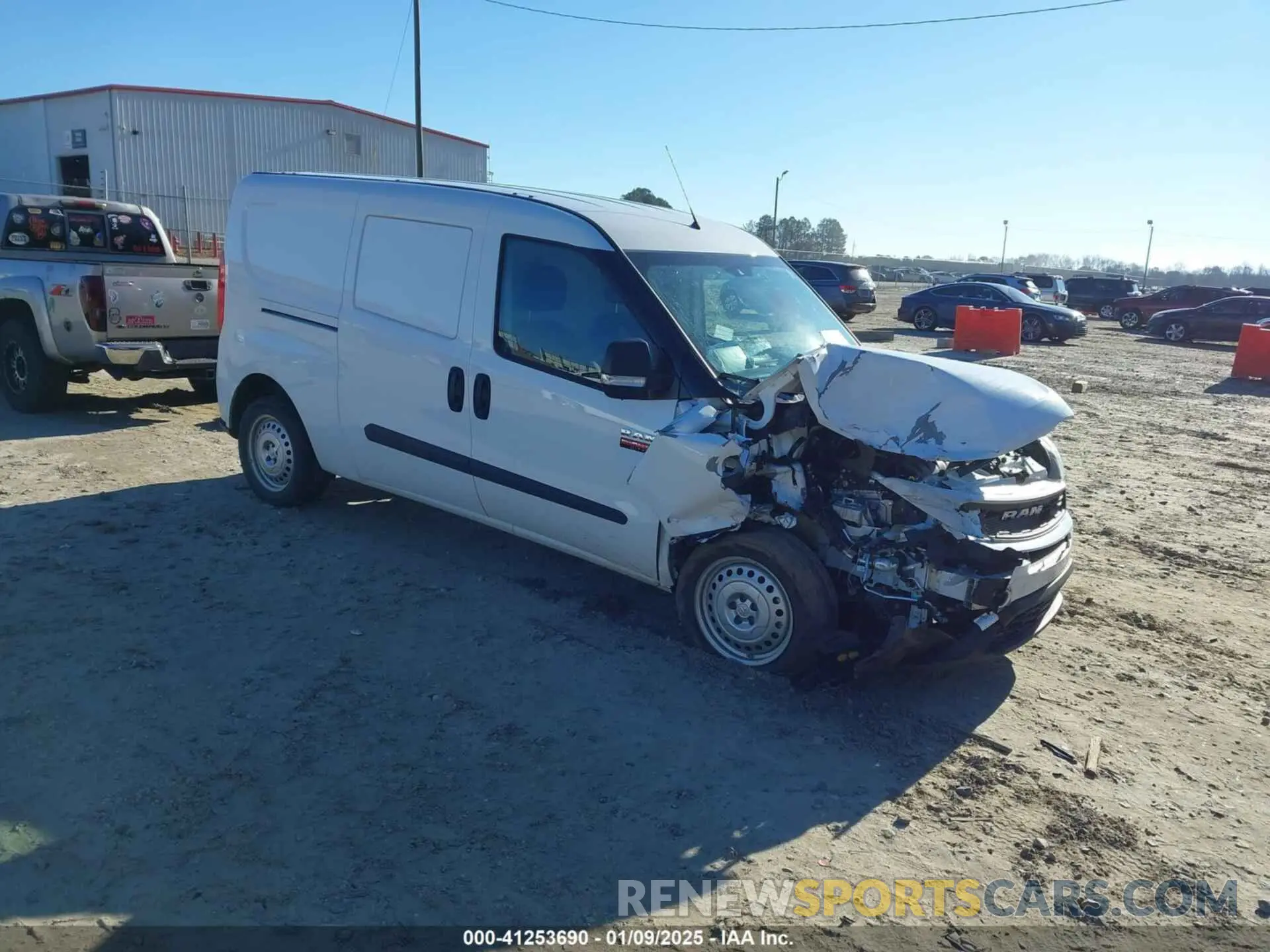 1 fotografías del automóvil dañado ZFBHRFAB8N6Y72512 RAM PROMASTER CITY 2022