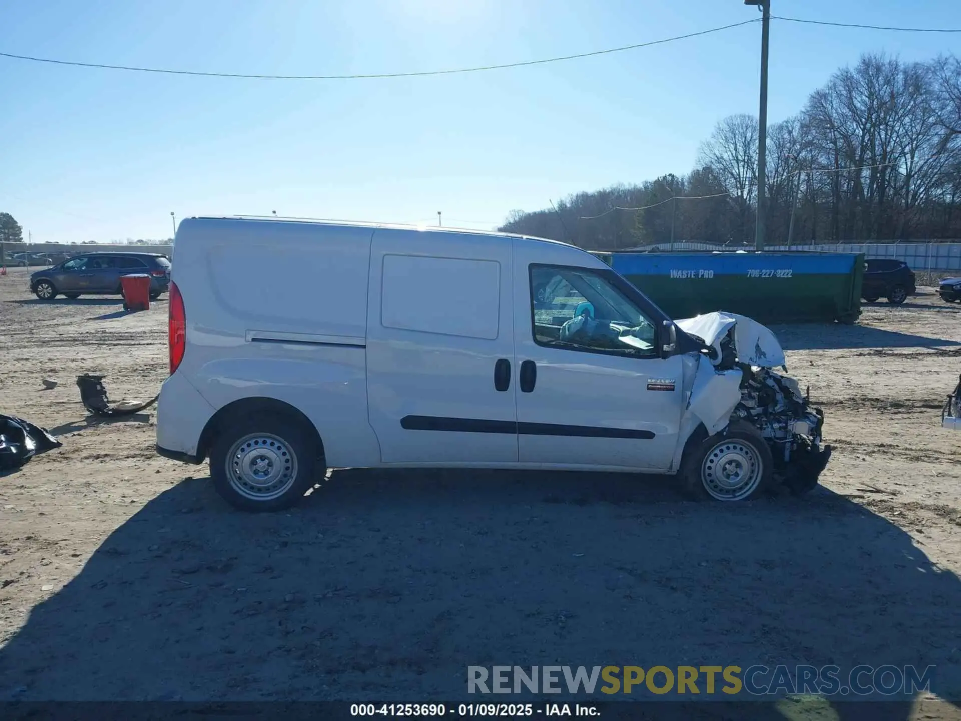 14 fotografías del automóvil dañado ZFBHRFAB8N6Y72512 RAM PROMASTER CITY 2022