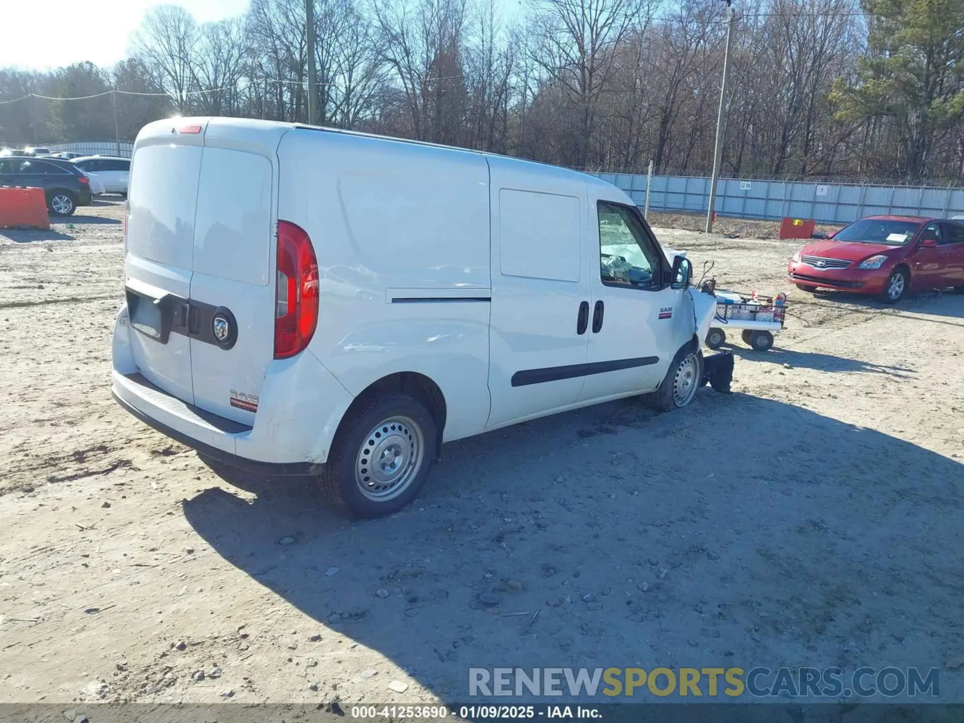 4 fotografías del automóvil dañado ZFBHRFAB8N6Y72512 RAM PROMASTER CITY 2022