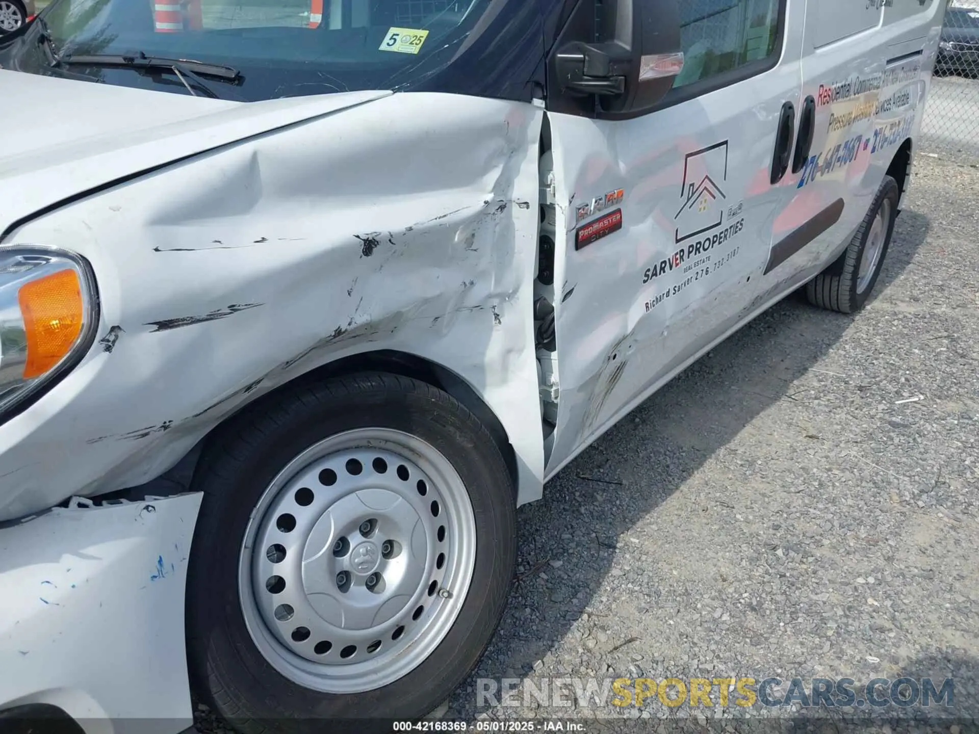6 fotografías del automóvil dañado ZFBHRFABXN6X98994 RAM PROMASTER CITY 2022