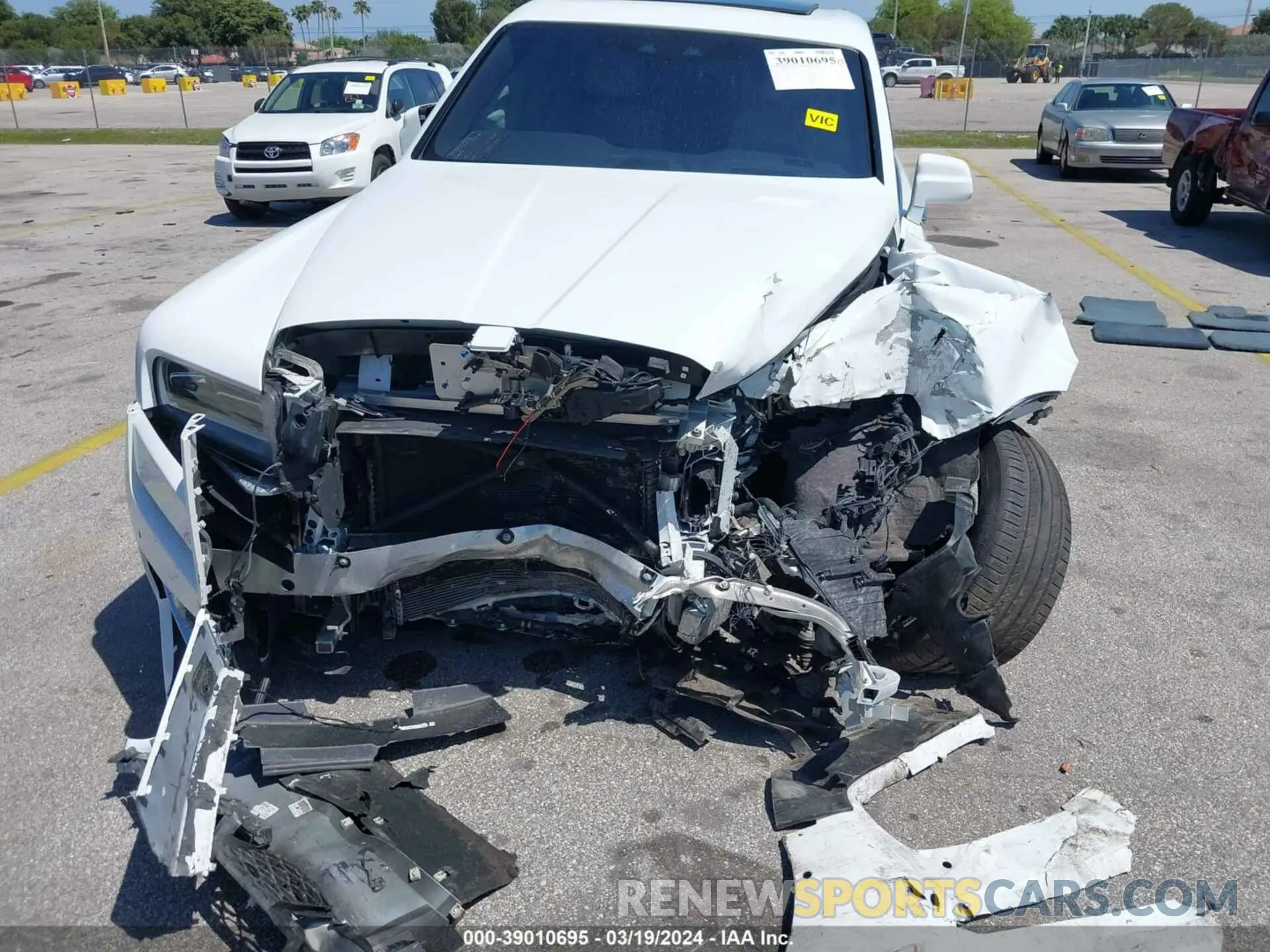 6 fotografías del automóvil dañado SLA689X57KU114265 ROLLS-ROYCE CULLINAN 2019