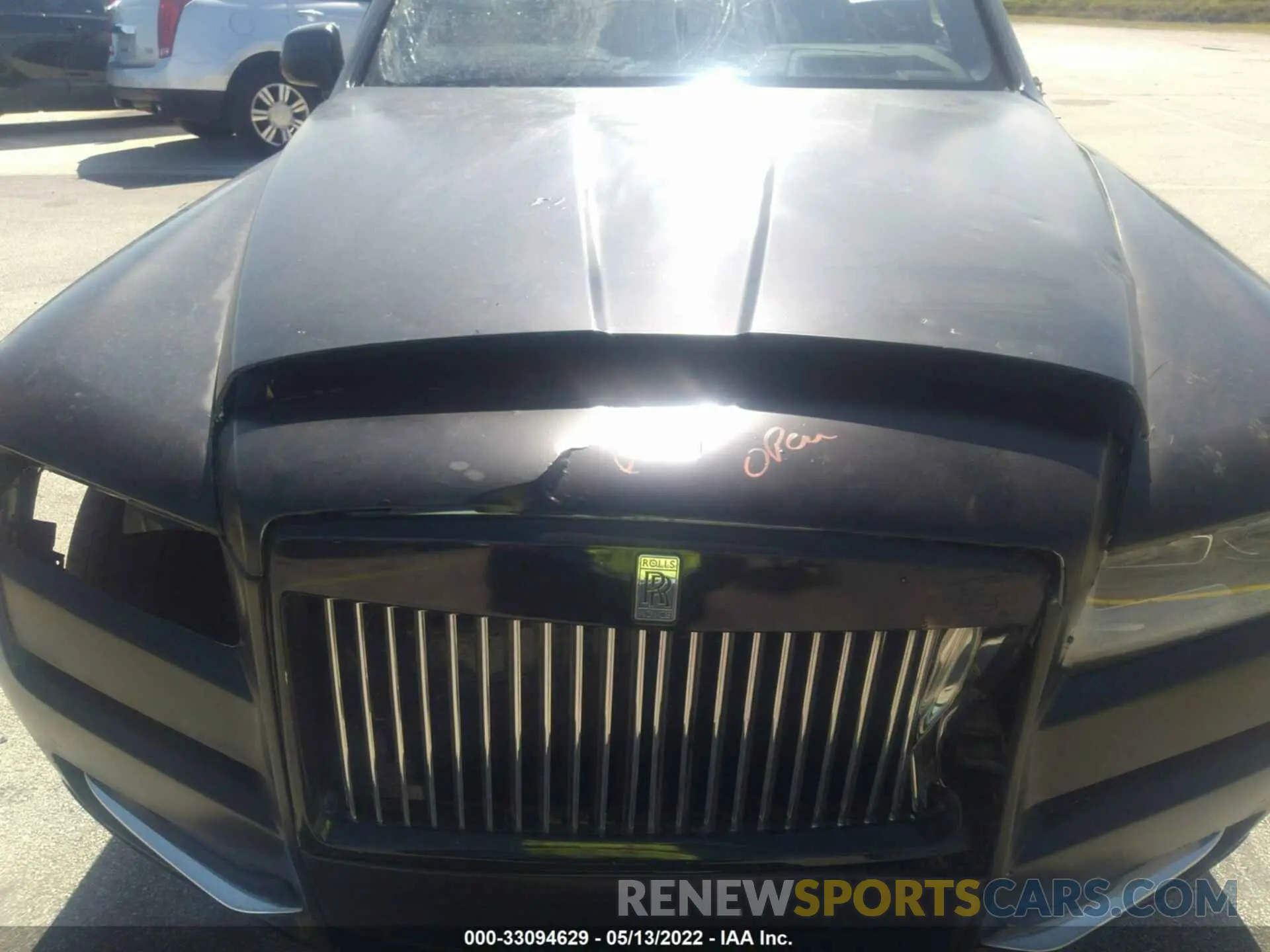 10 fotografías del automóvil dañado SLATV4C08LU200680 ROLLS-ROYCE CULLINAN 2020