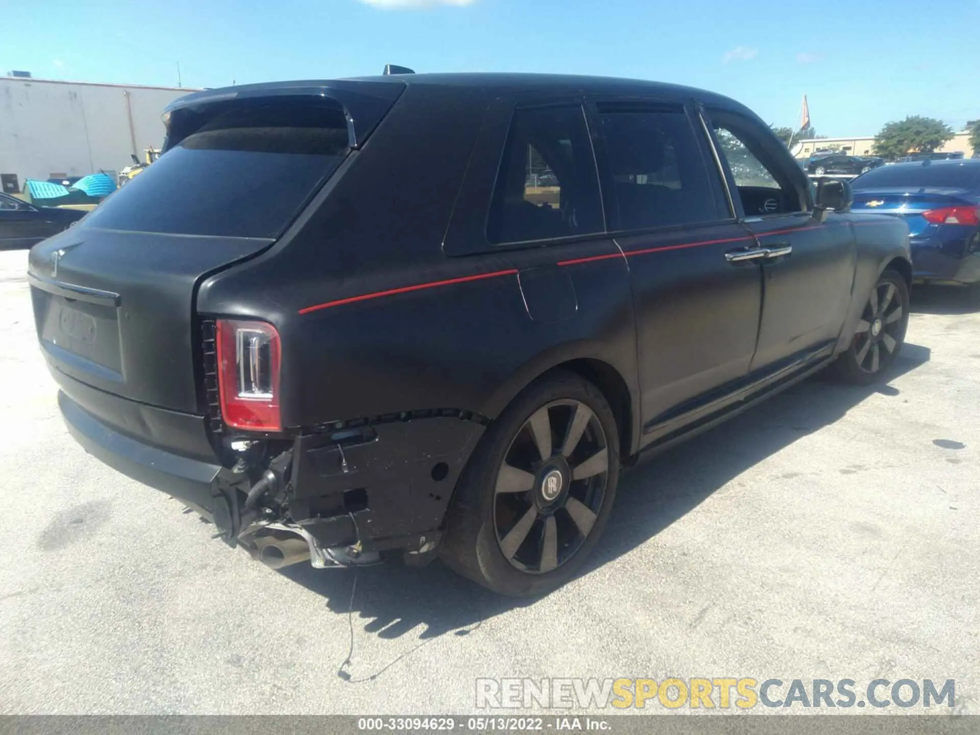 4 fotografías del automóvil dañado SLATV4C08LU200680 ROLLS-ROYCE CULLINAN 2020