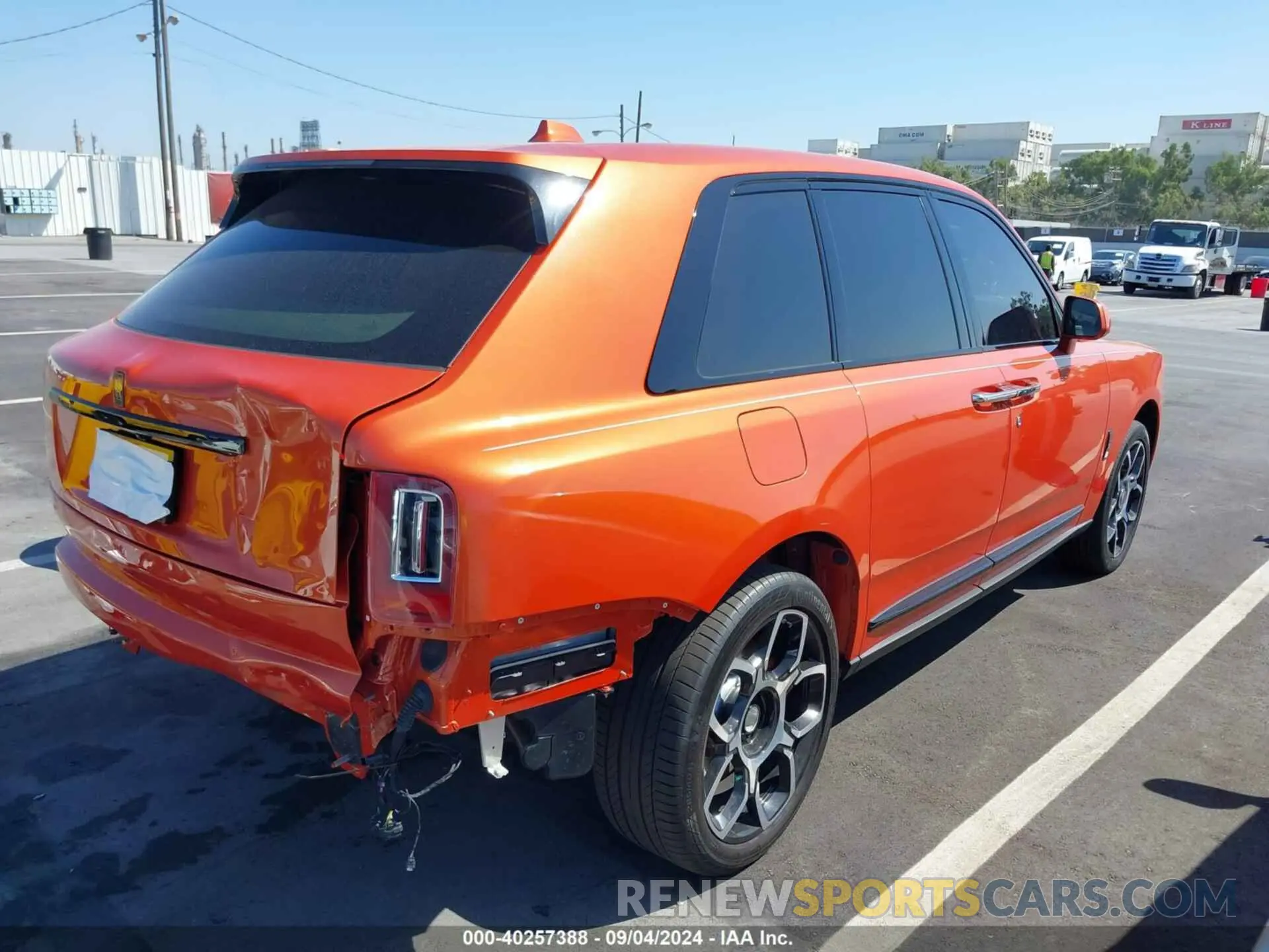 4 fotografías del automóvil dañado SLATV8C06NU211705 ROLLS-ROYCE CULLINAN 2022