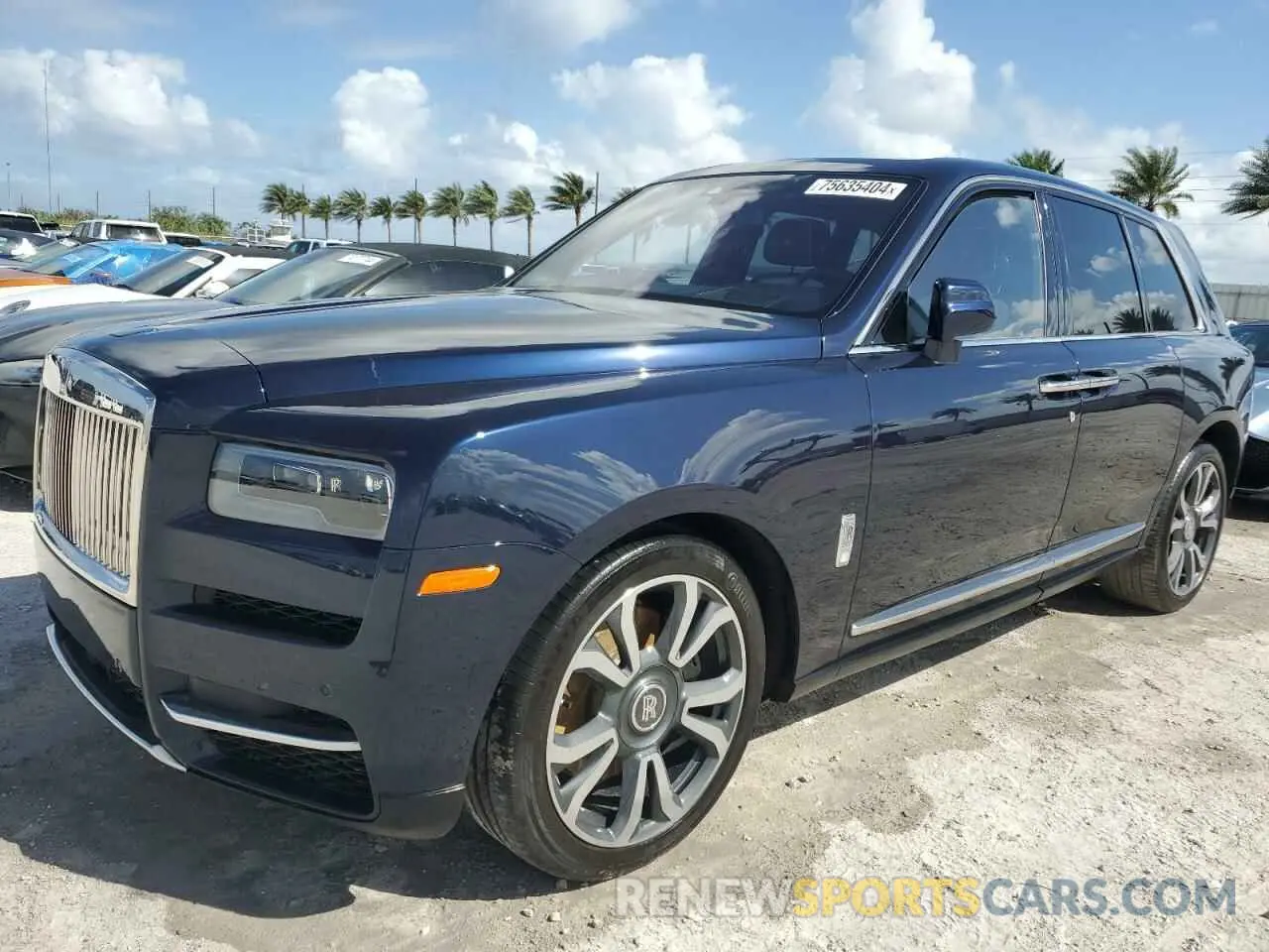1 fotografías del automóvil dañado SLATV4C05PU219564 ROLLS-ROYCE CULLINAN 2023