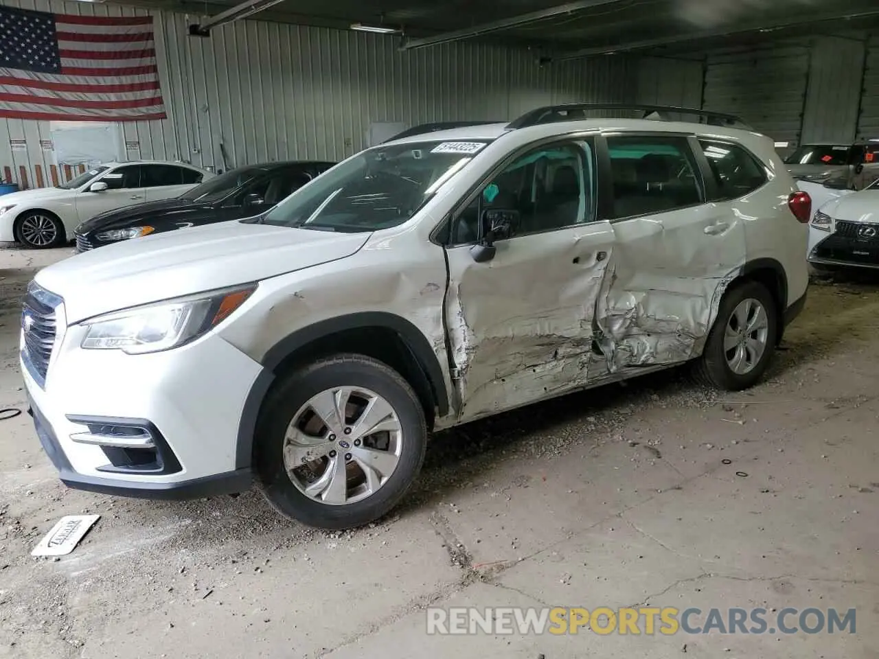 1 fotografías del automóvil dañado 4S4WMAAD6K3444213 SUBARU ASCENT 2019