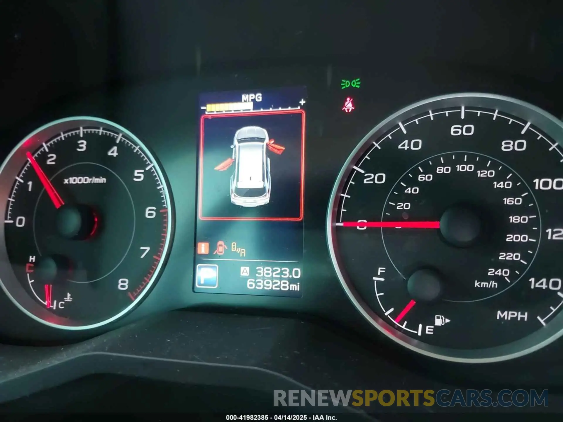 15 fotografías del automóvil dañado 4S4WMACD2K3472829 SUBARU ASCENT 2019